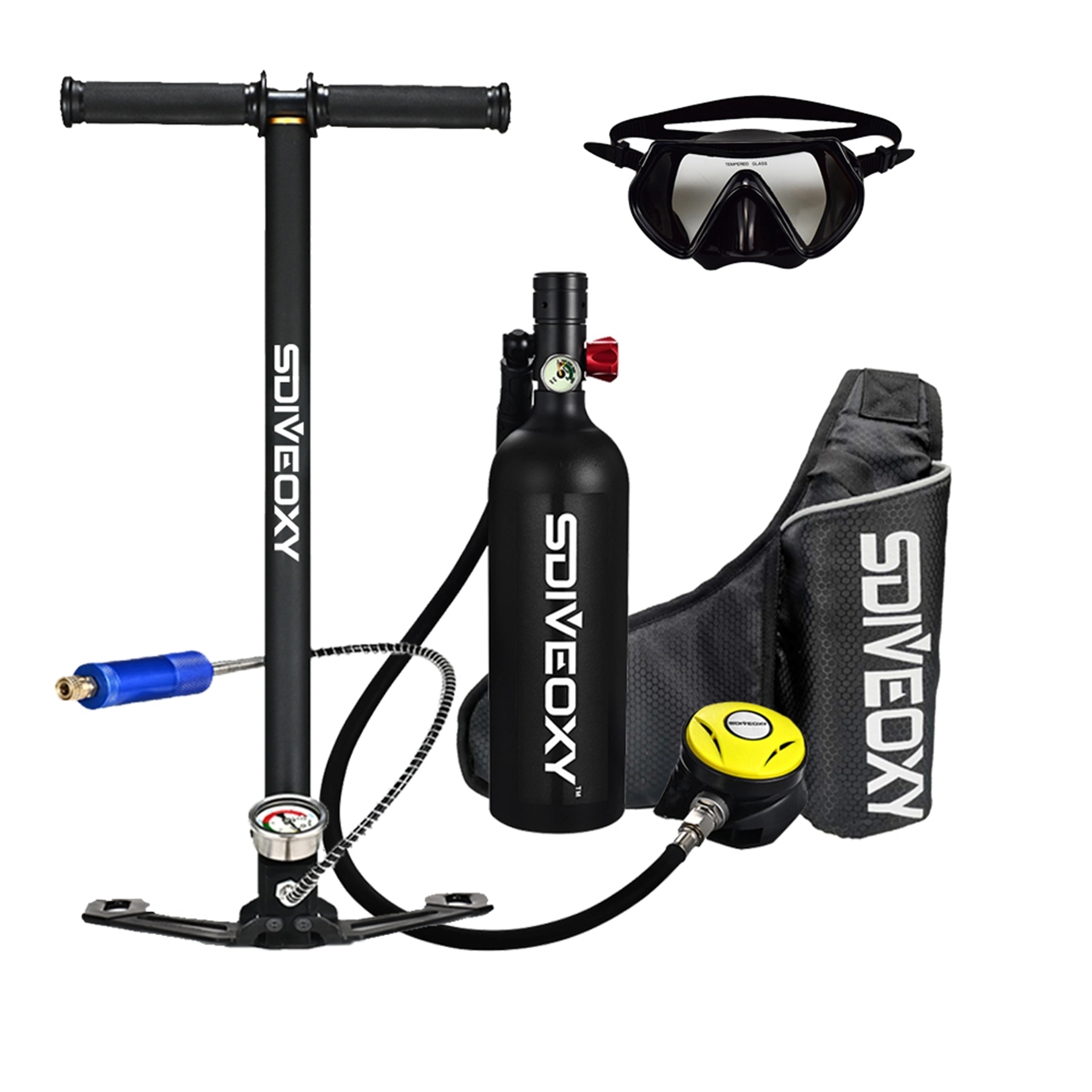 SD700 Scuba Diving Cylinder Set 4