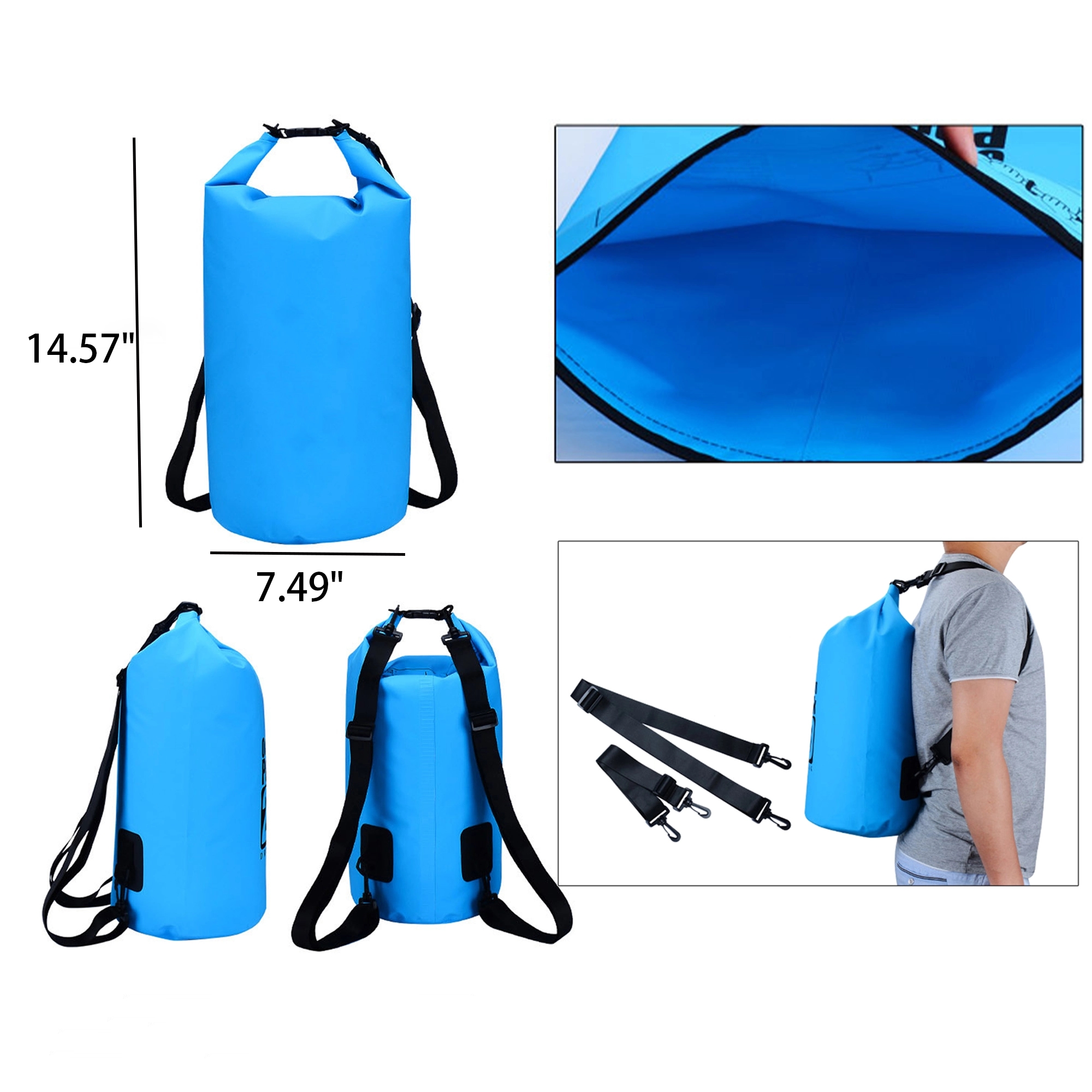 5L / 1.32 Gallon Waterproof Gear Bag 3