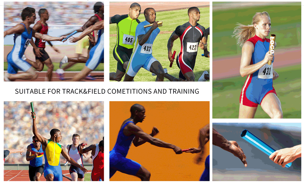 Aluminum Track Field Relay Batons 2