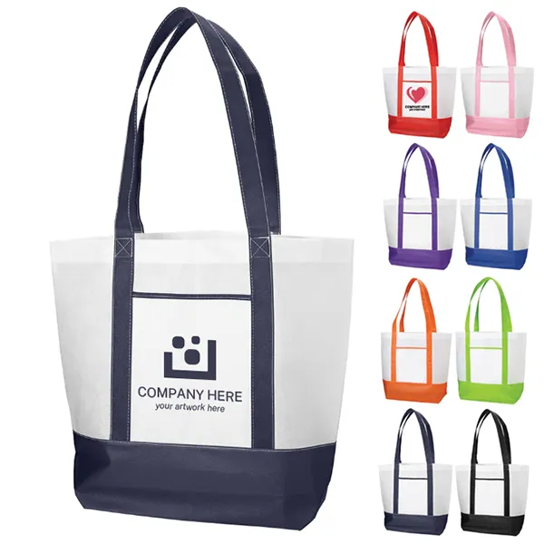 Harbor Non Woven Boat Tote Bag -15" H x 18" W x 6" D 7