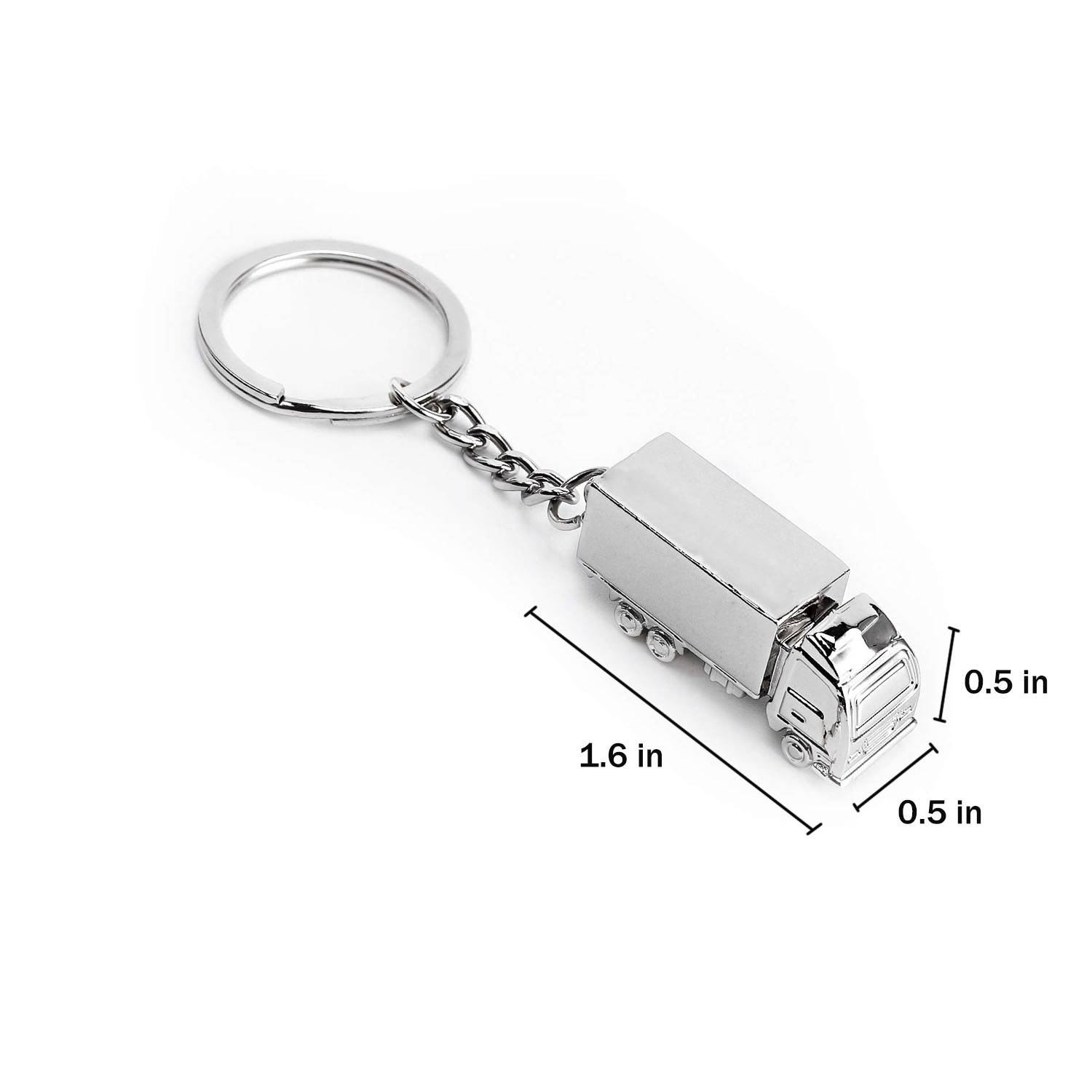Mini Truck-Shaped Metal Keychain – Polished & Durable 6