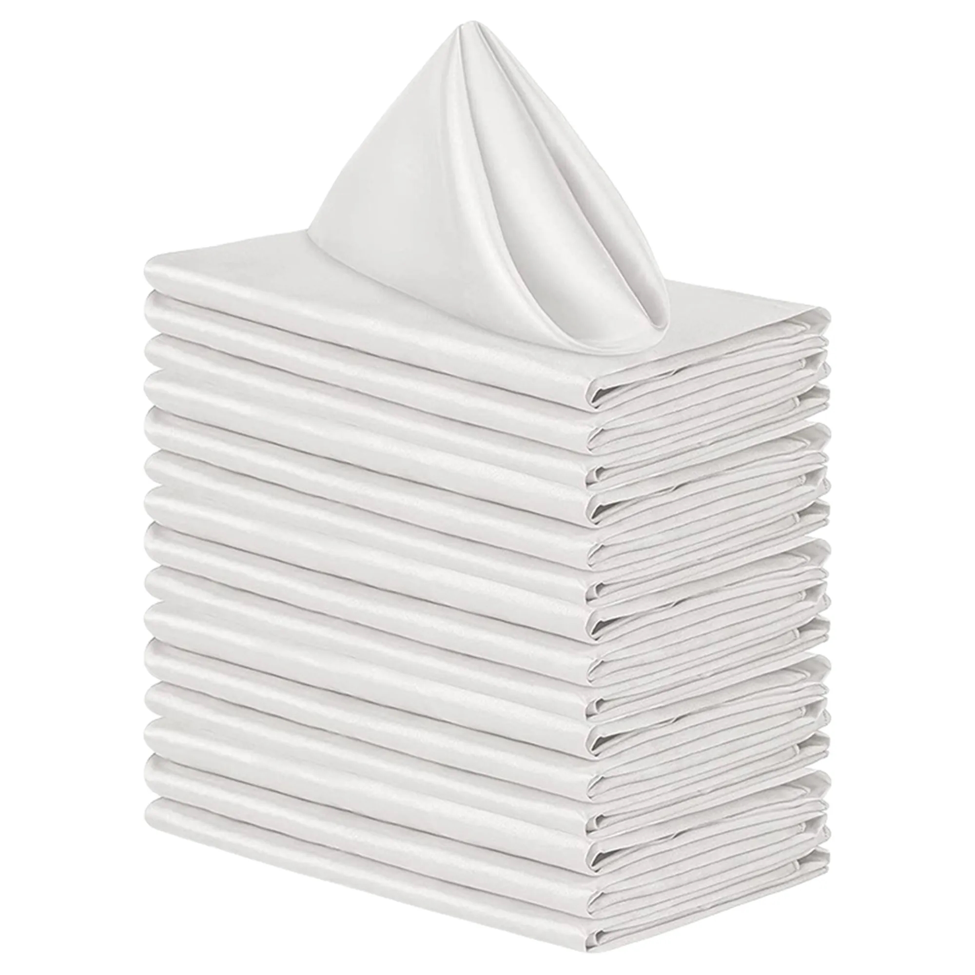 Banquet Soft Smooth Satin Polyester Square Napkin 8