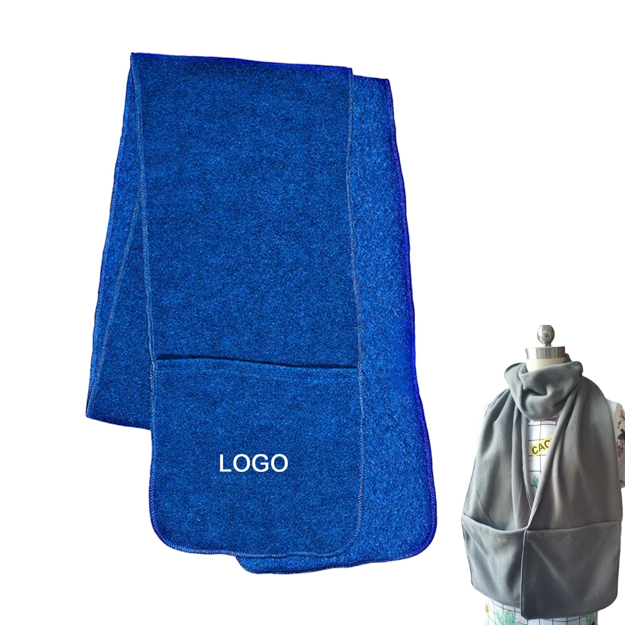 Warming Scarf with Integrated Pocket 2