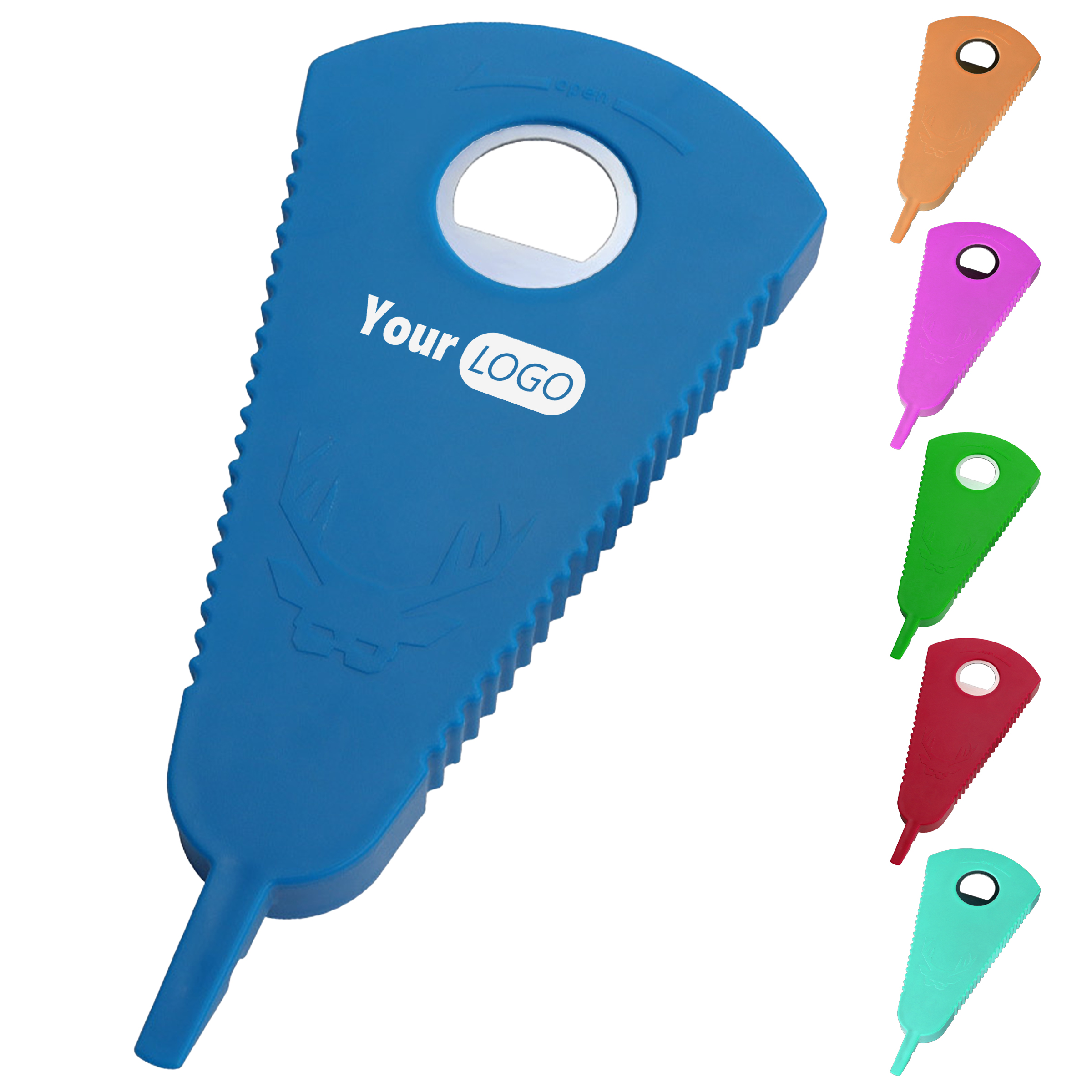 Polypropylene Dual-Function Cap Opener With Logo 2