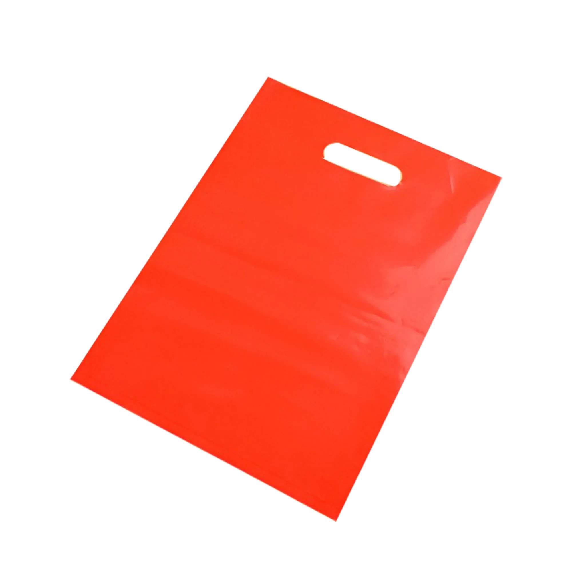 Die Cut Handle PE Shopping Bag MOQ 50pcs 3