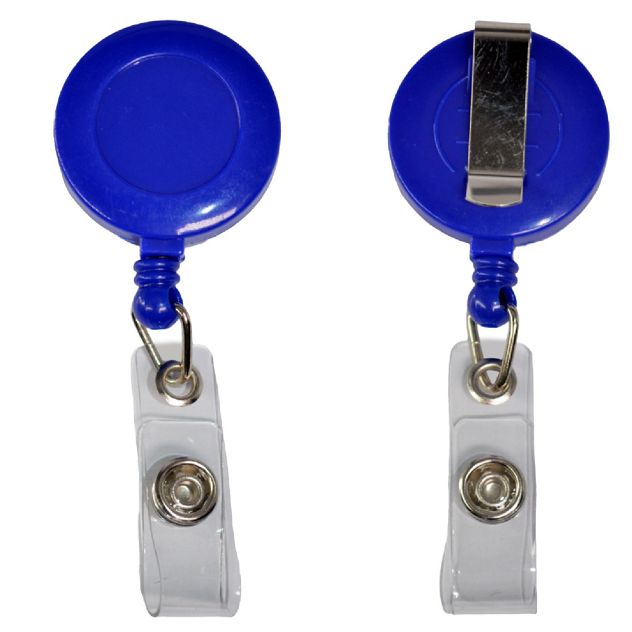 Circular Badge Reel w/ Belt Clip 7