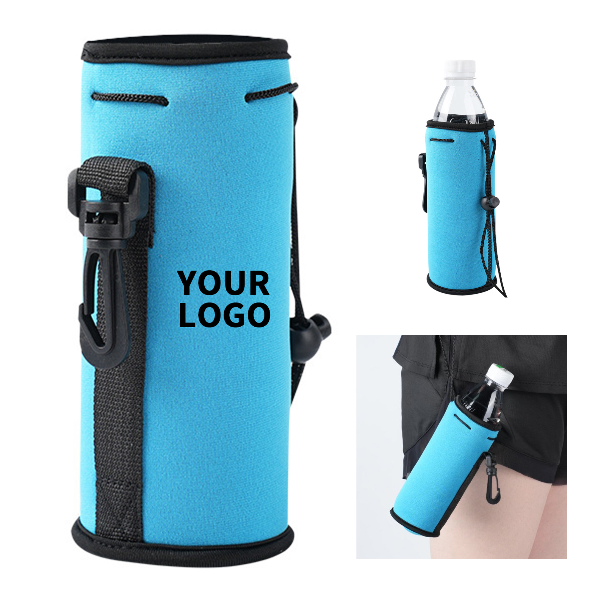 Insulating Bottle Sleeve With Clip 2.5 x 6.5" 2
