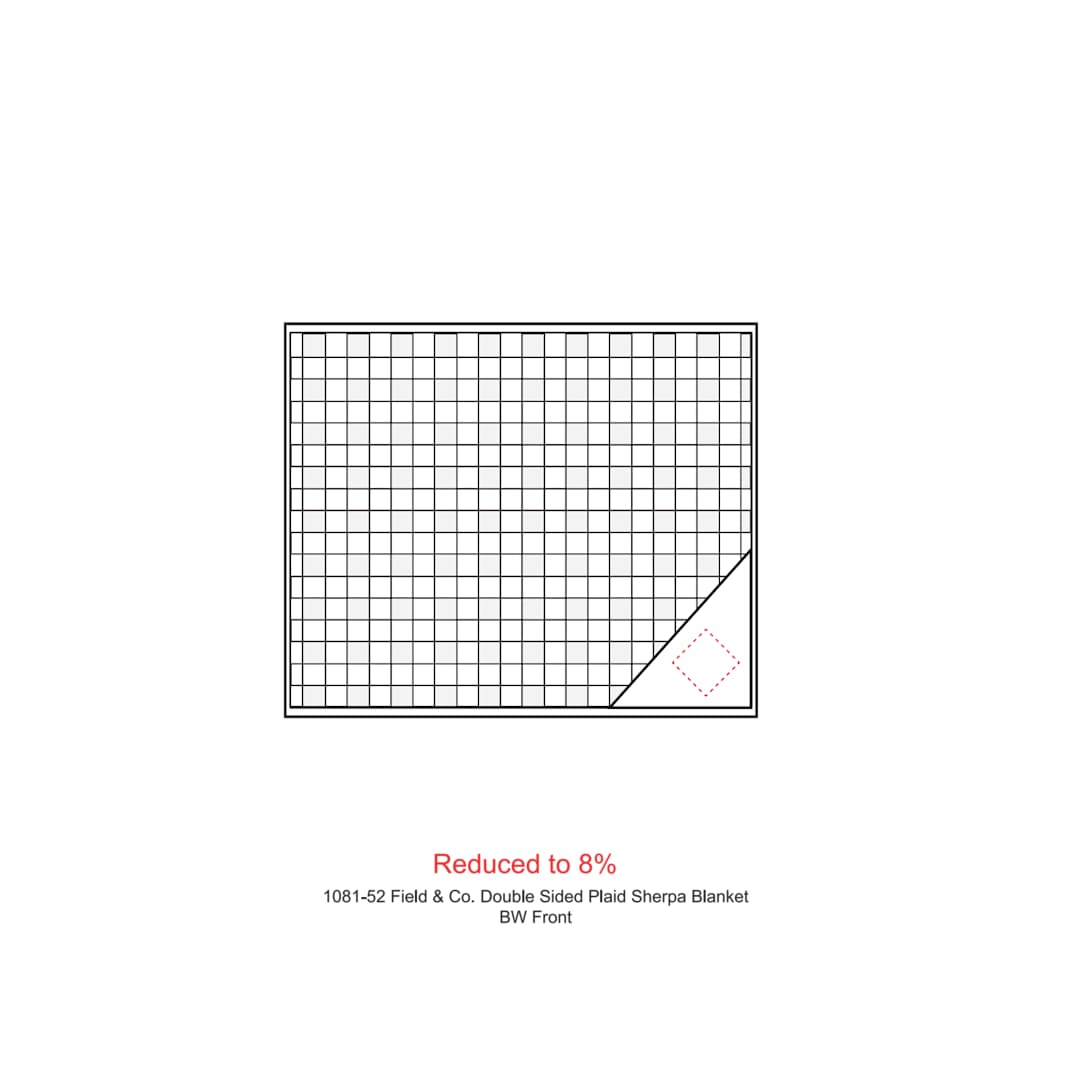 Field & Co.® Double Sided Plaid Sherpa Blanket 77