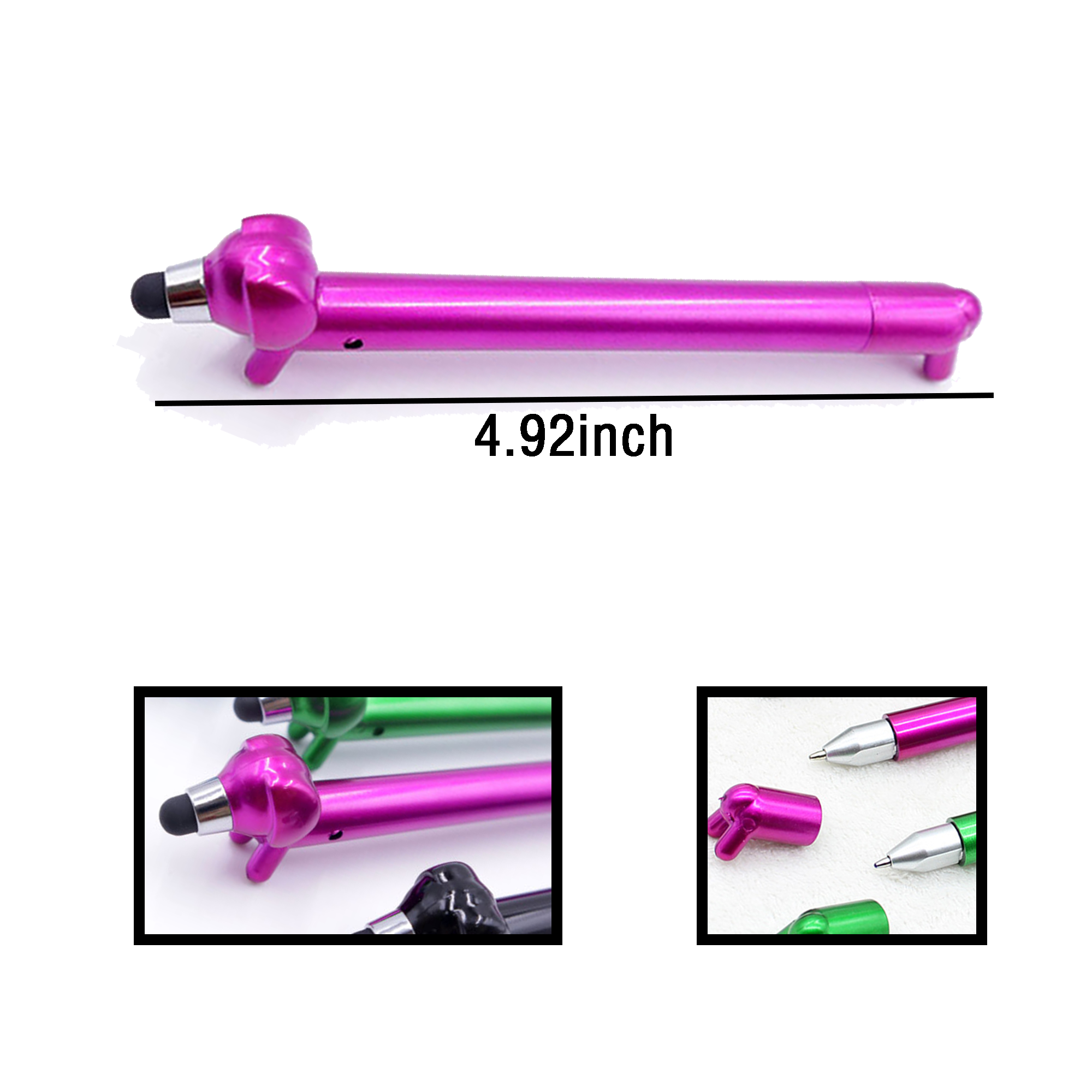 MOQ 20 PCS Creative Canine Design Stylus Pen 1