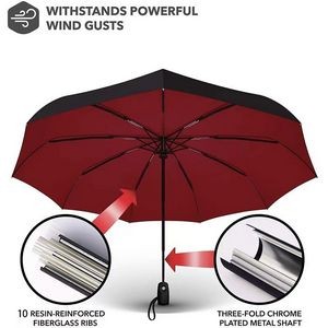 Windproof Automatic Travel Umbrella 7