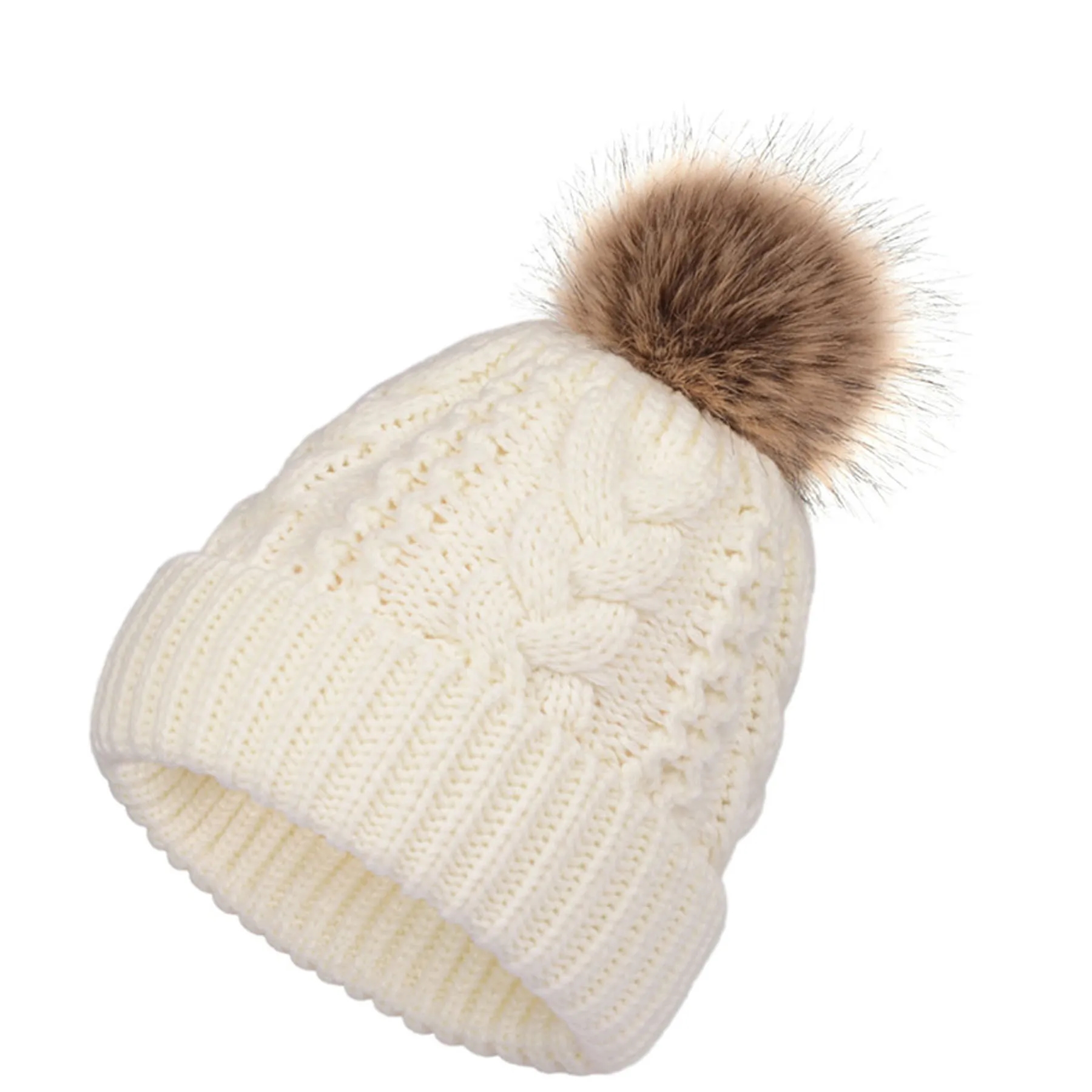 Cozy Double-Layer Thick Knit Beanie 10