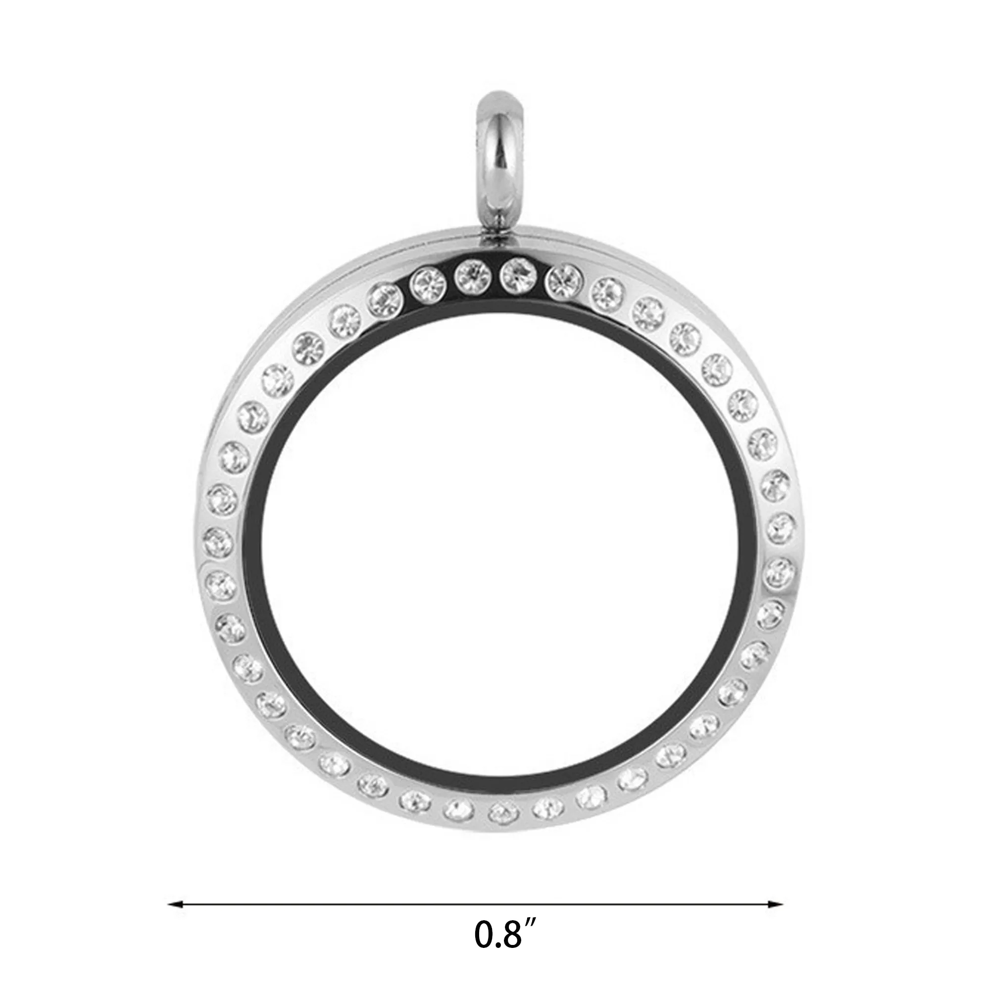 Round Stainless Steel Pendant 5