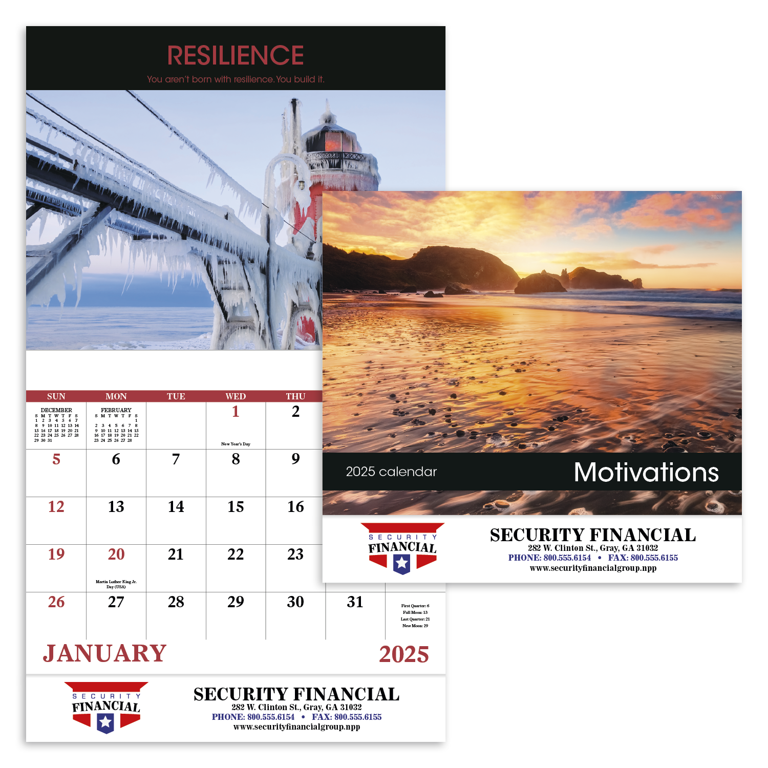 Good Value™ Motivations - Stapled Calendar 13