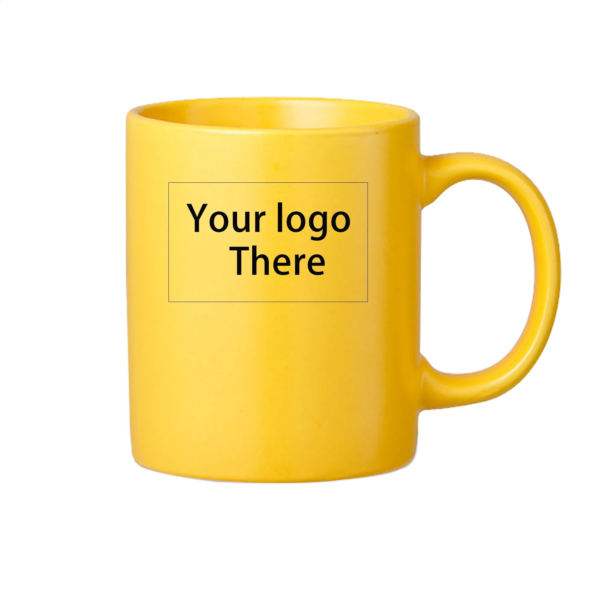 11.8OZ Classic Straight High-quality Ceramic Coca Coffee Mug 12