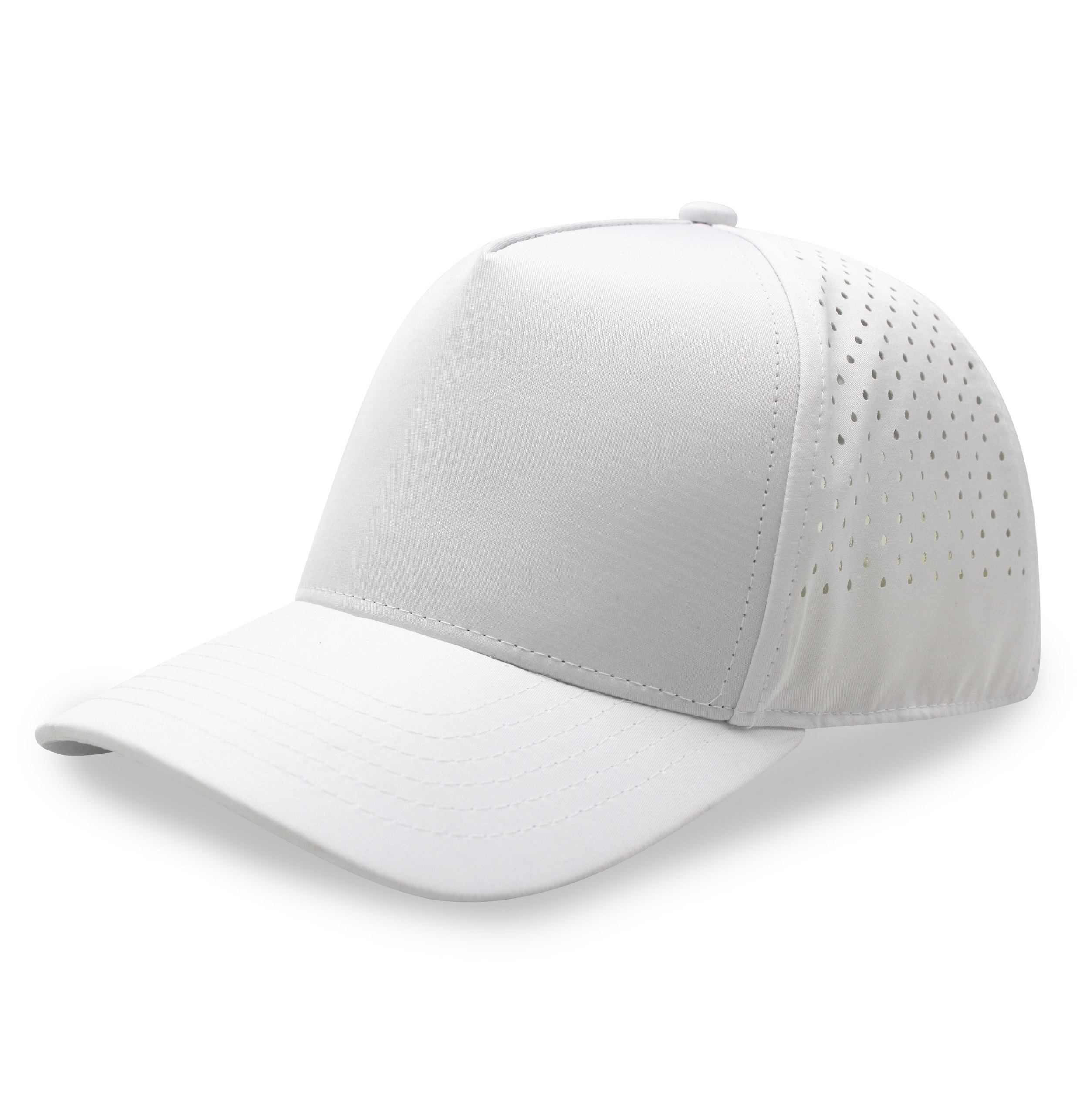 Athletic Golf Cap laser cut meshback