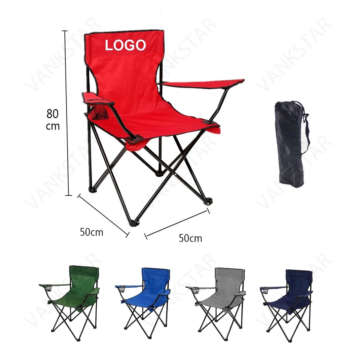 Outdoor Folding Chair With Arm Rest 2