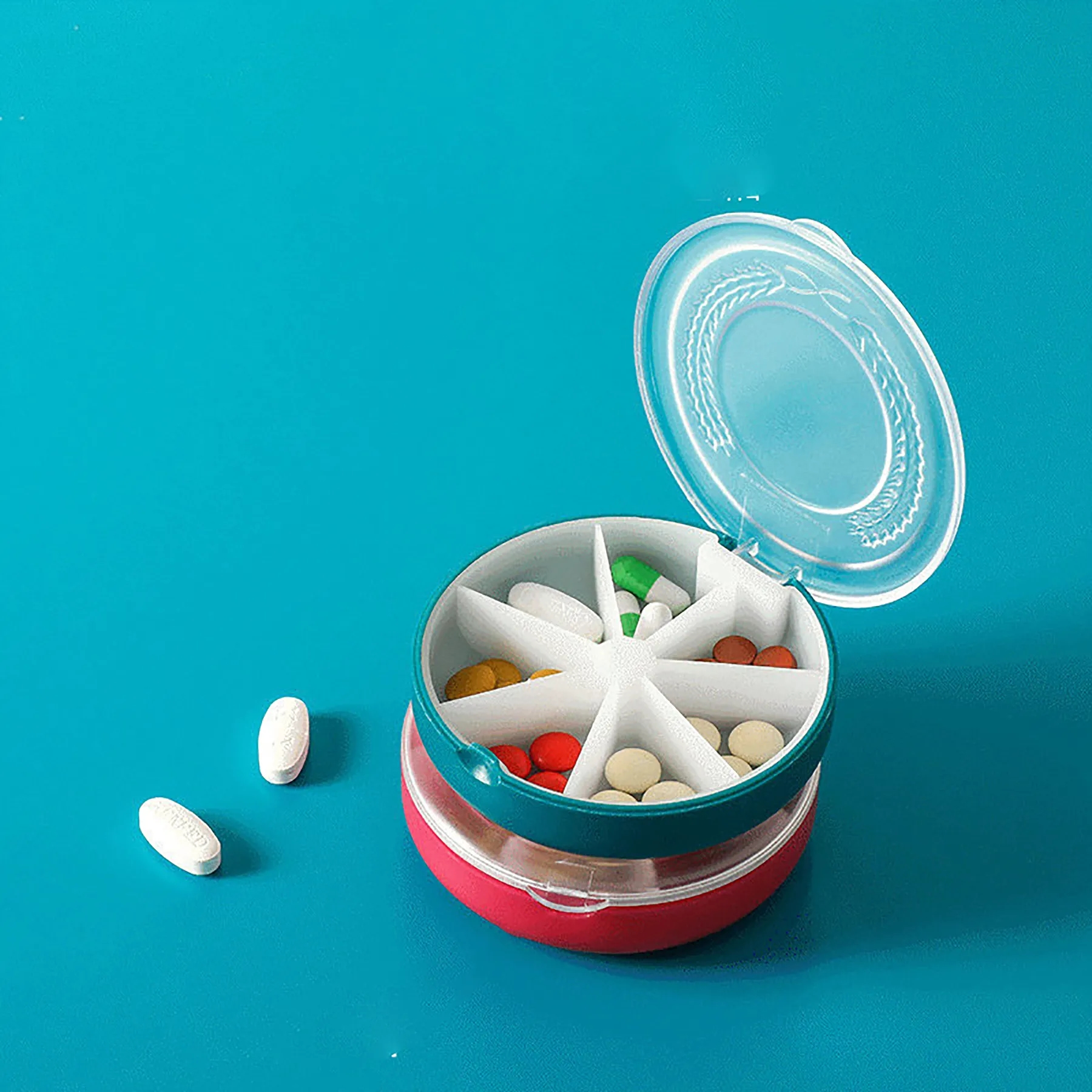 Pill Organizer Weekly Case 7 Day 3 Times Medicine 5