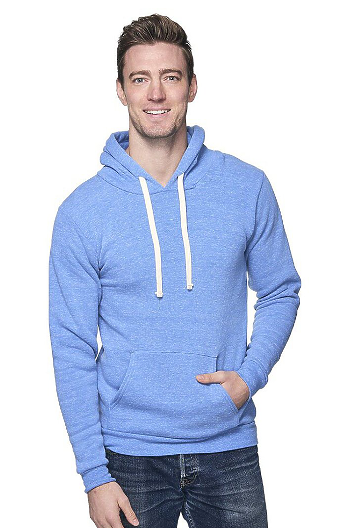 Unisex eco Triblend Fleece Pullover Hoodie 2