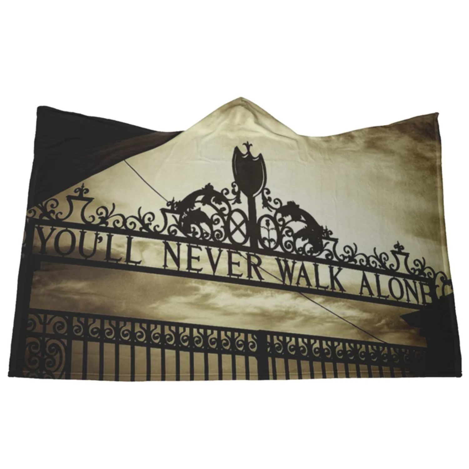 40" x 60" Hooded Sherpa Crystal Velvet Sublimation Cloak Blanket 2