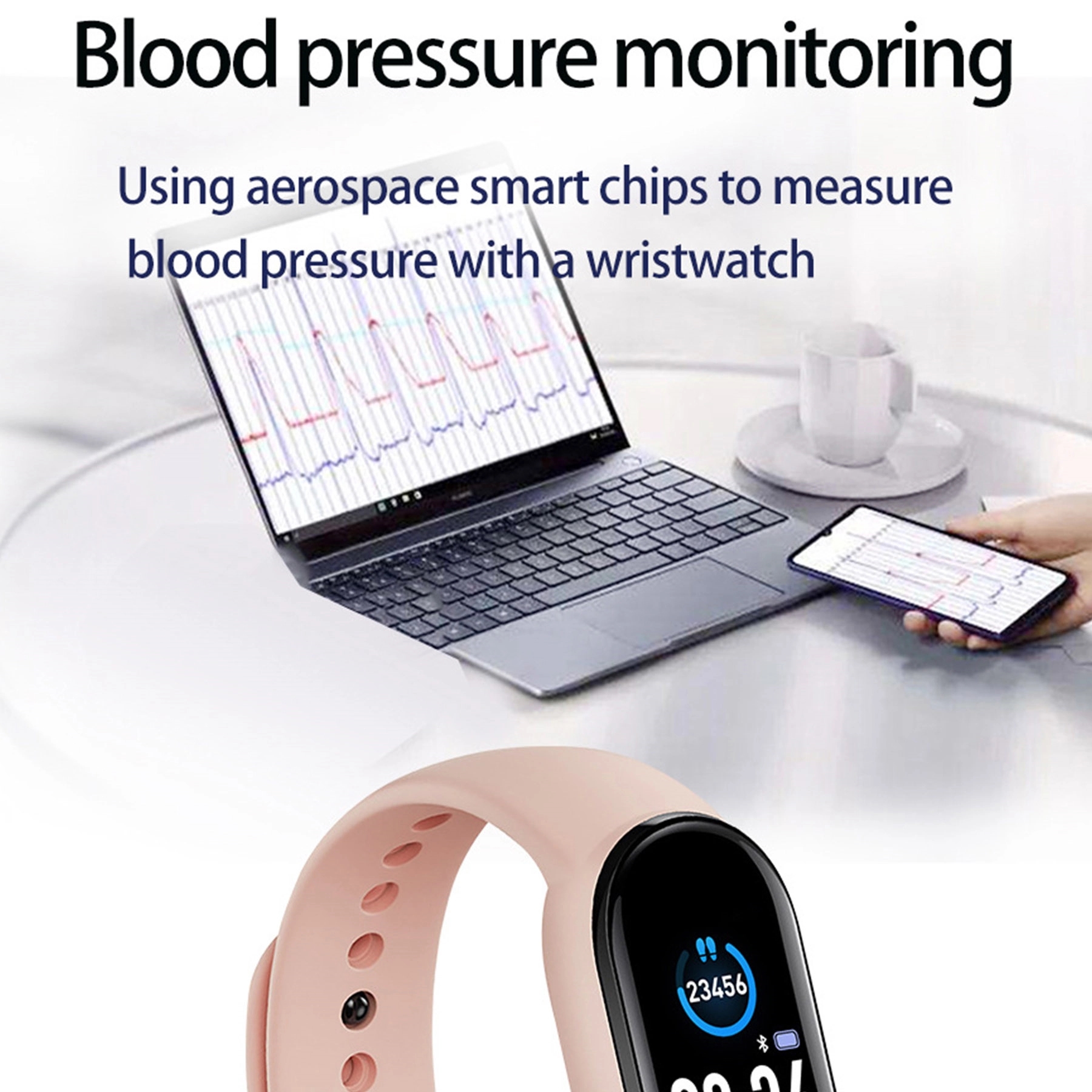 Fitness Tracker with Heart Rate Blood Pressure Monitor 3