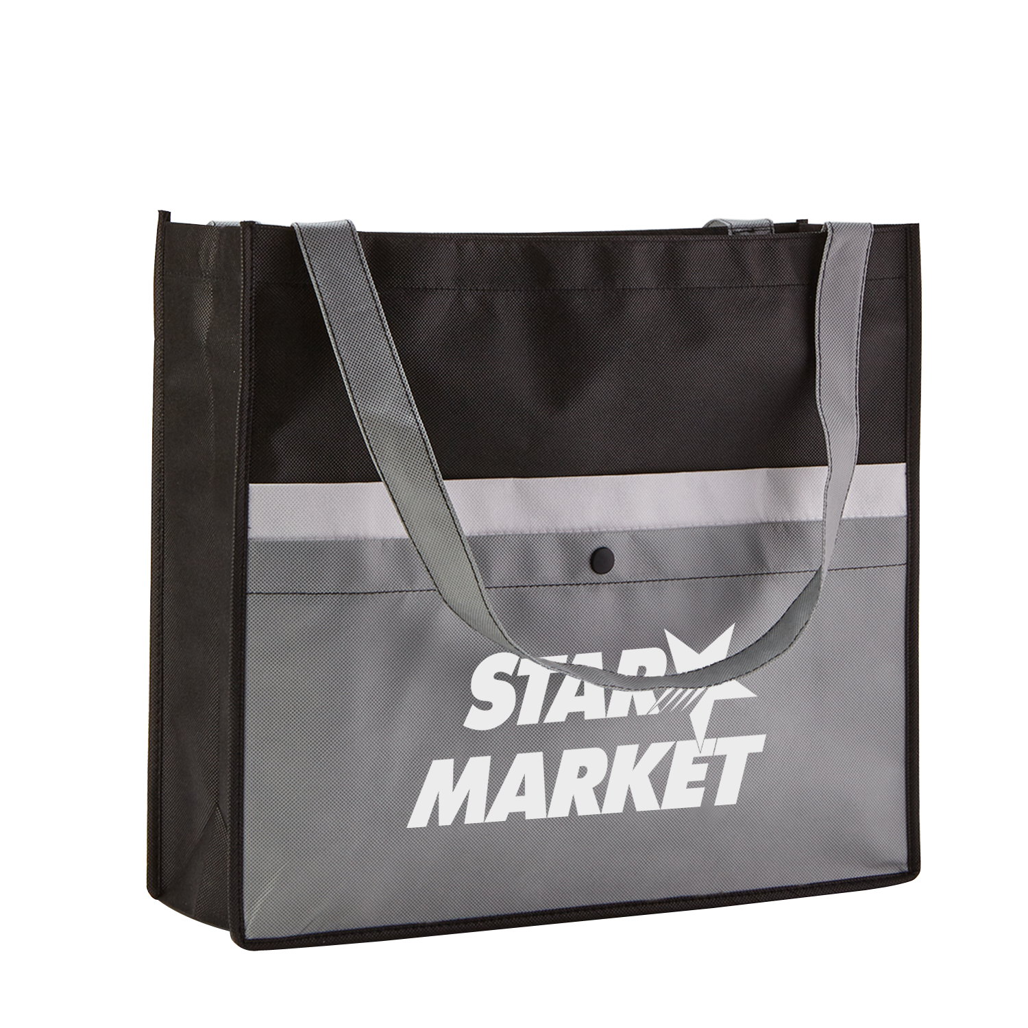 Corridor Non-Woven Snap Pocket Tote Bag 2