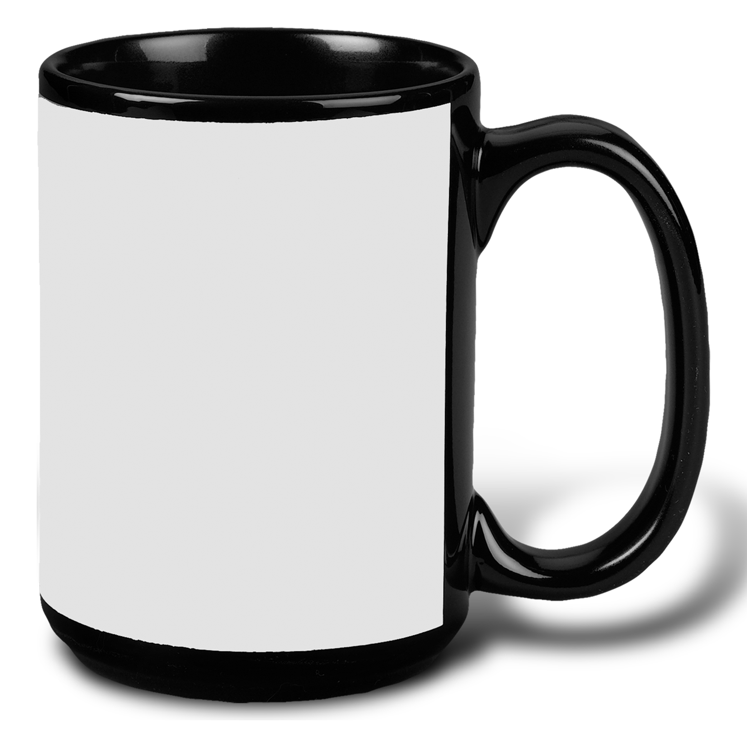 15 Oz. Solid Black Mighty Mug 6