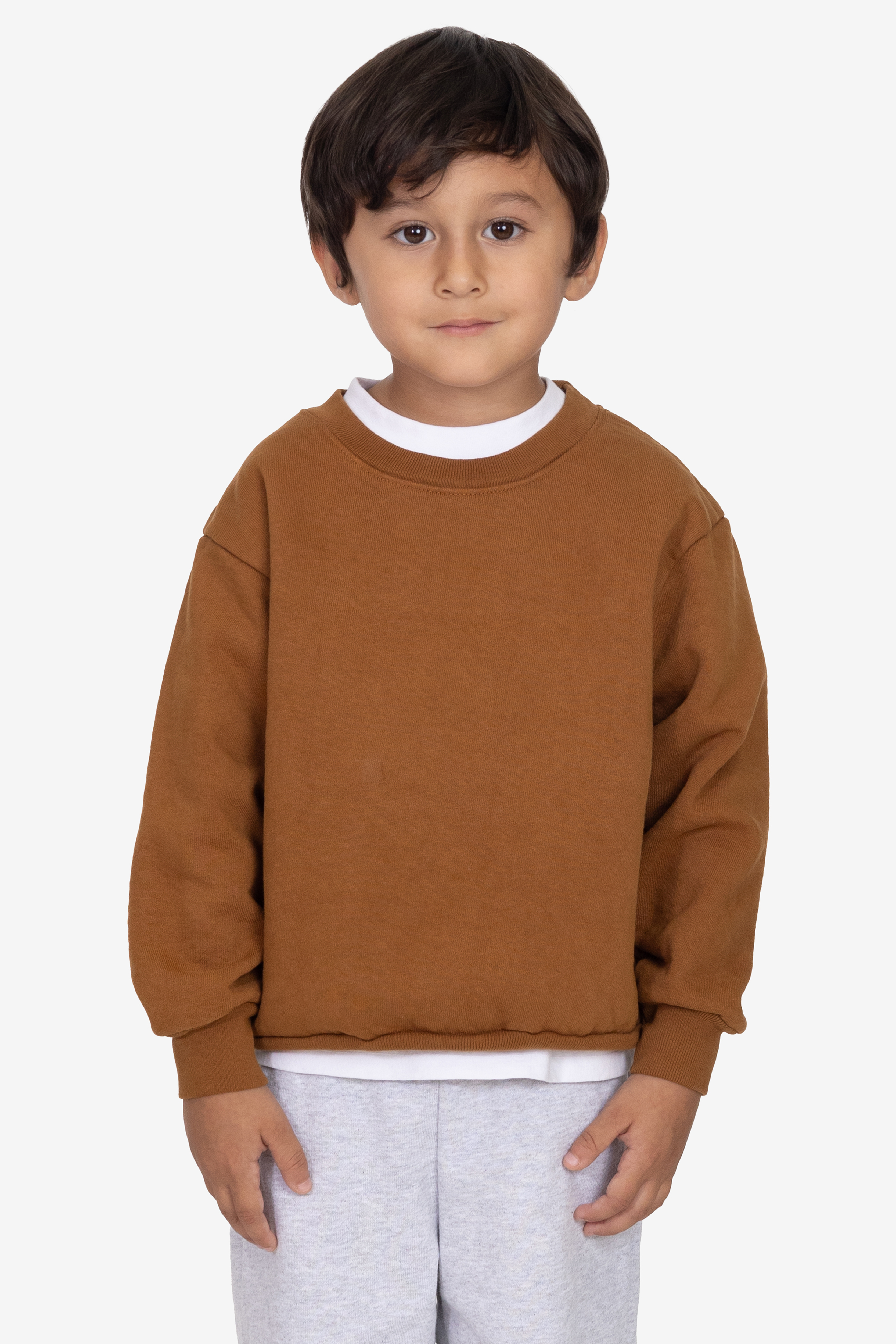 LS HVY FLEECE PO CREW 14 OZ 14