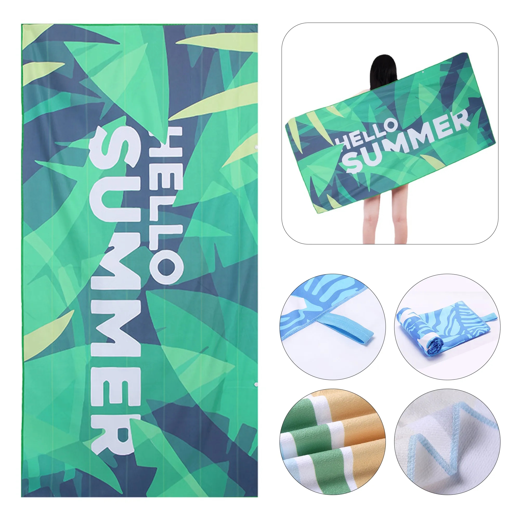 Double Sided Fleece Beach Towel 6