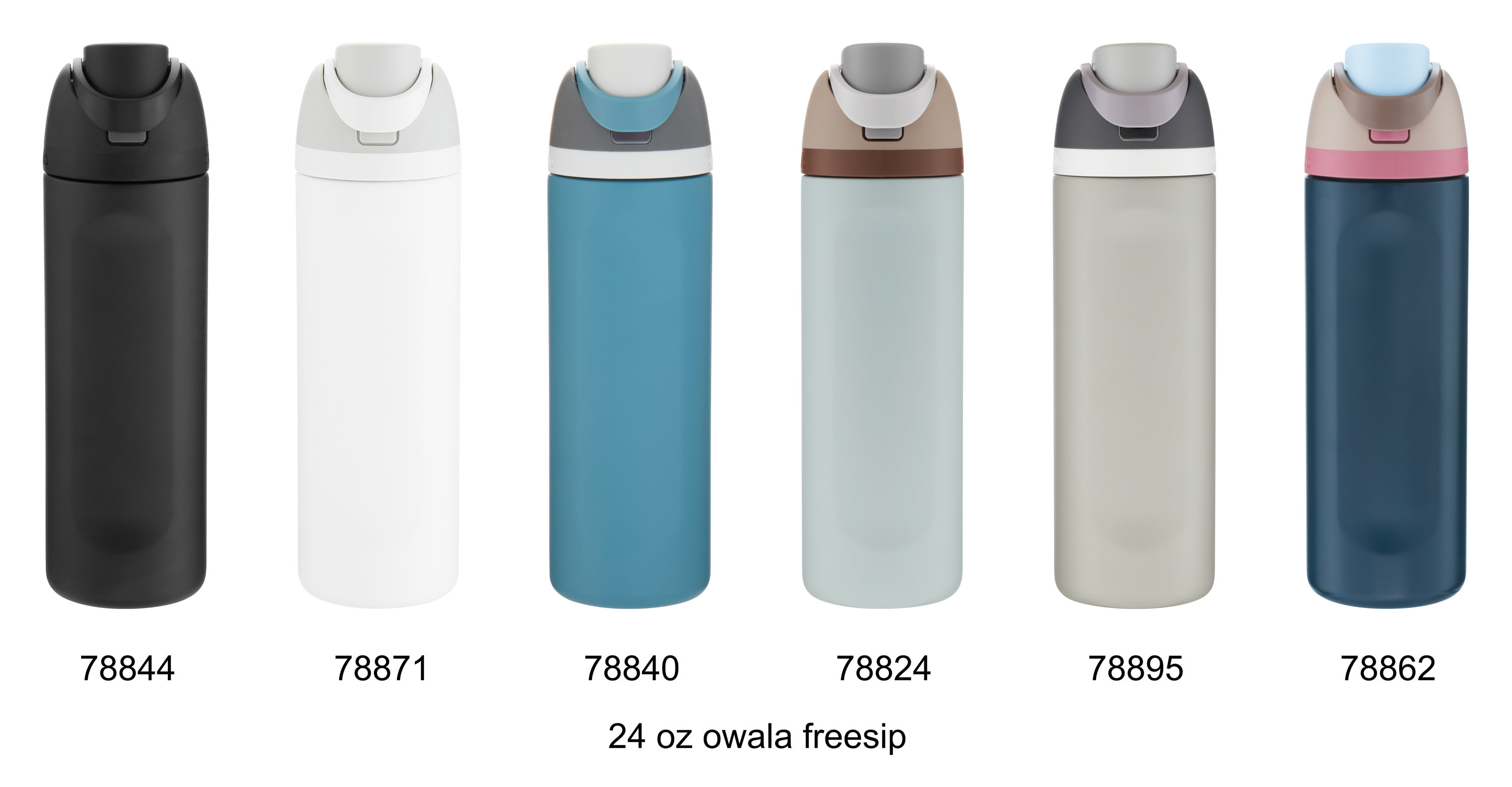 24 oz owala freesip, custom water bottle with logo imprint 53