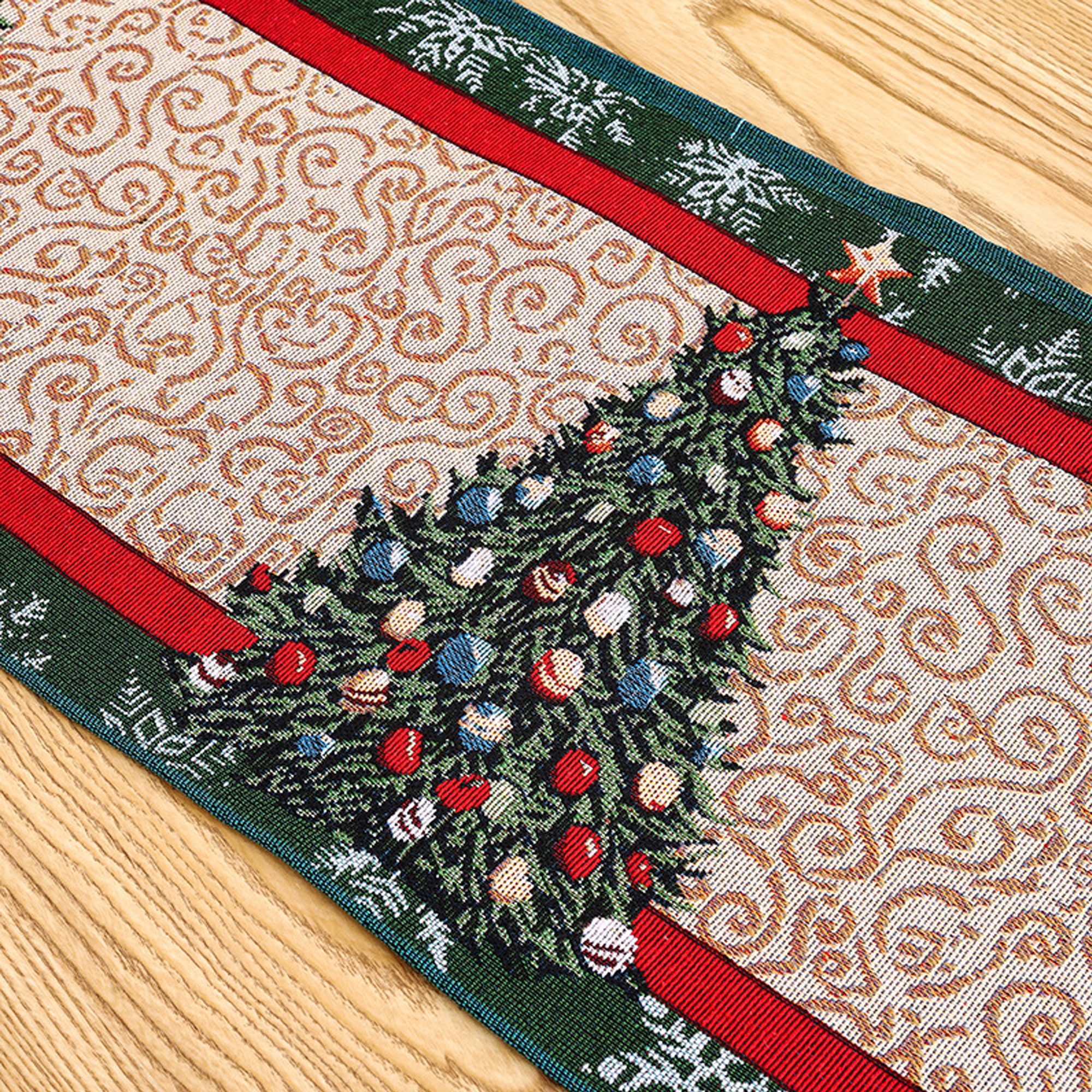 Christmas Snowflake Holiday Table Runner 8
