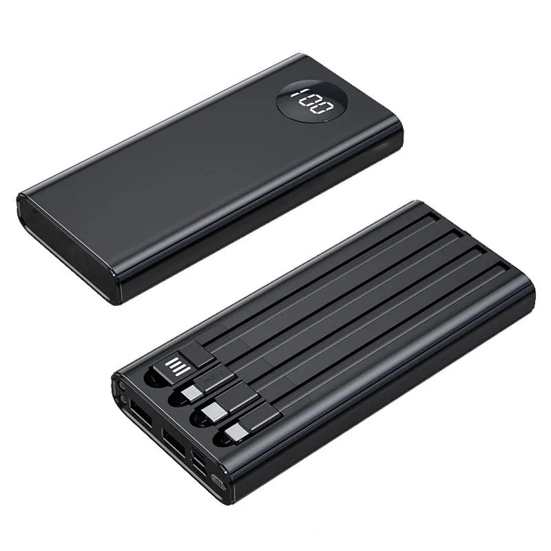 10000Mah Power Bank With Cables 5
