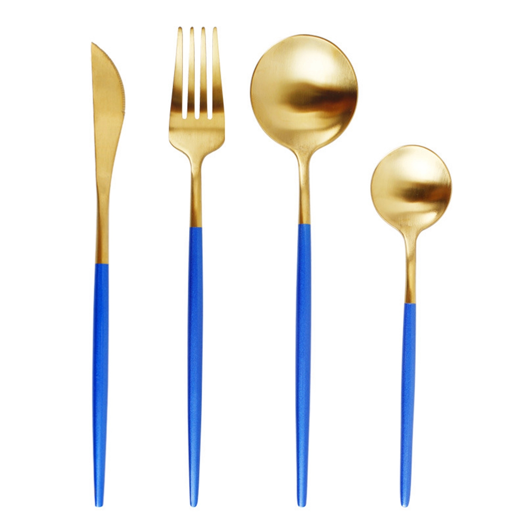 Stainless Steel Cutlery Set with Colorful Handle 12