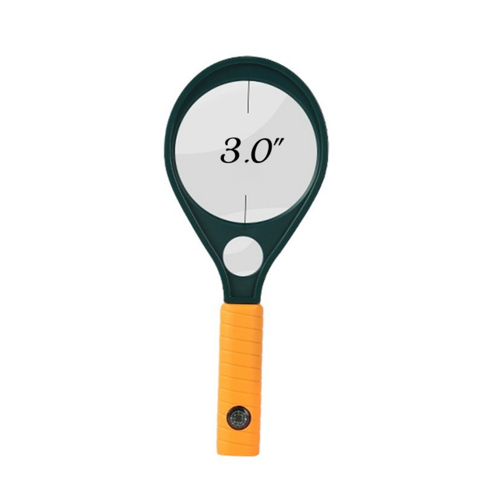 10X 75mm Magnifying Glass With Compass 4