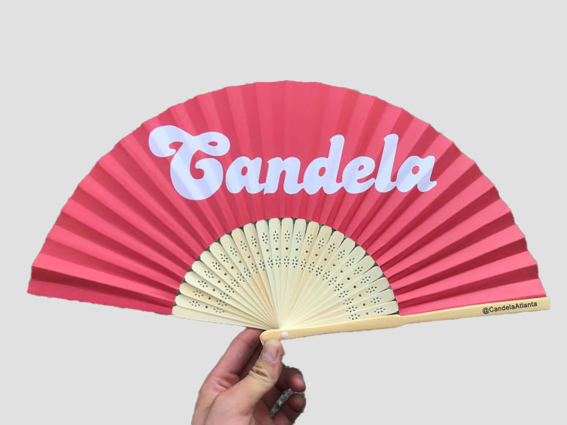 Bamboo Frame Crafted Folding Paper Fan 5