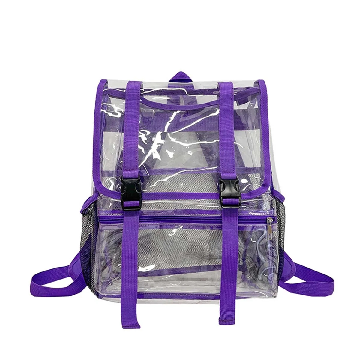 Large Capacity Clear Bags Stadium Approved School Backpacks 6