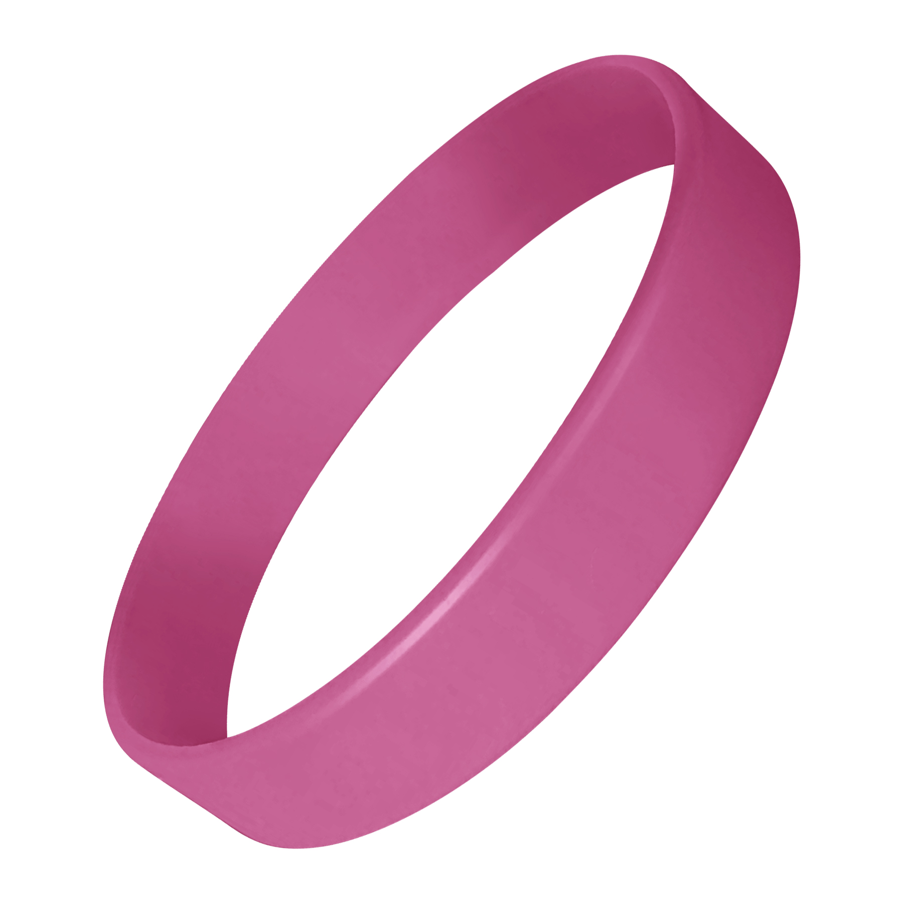 8'' L x 1/2'' WSilicone Wristband 1