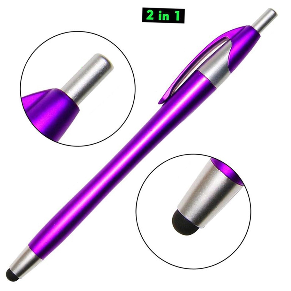 Touch Screen Ballpoint Pen With Stylus 7