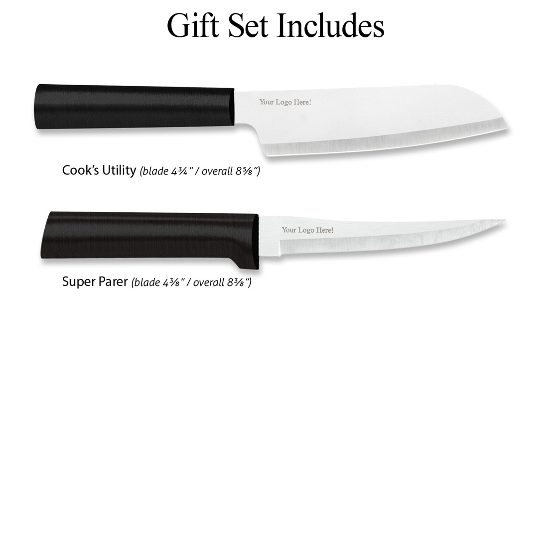Cook's Choice Gift Set w/Black Handle 4