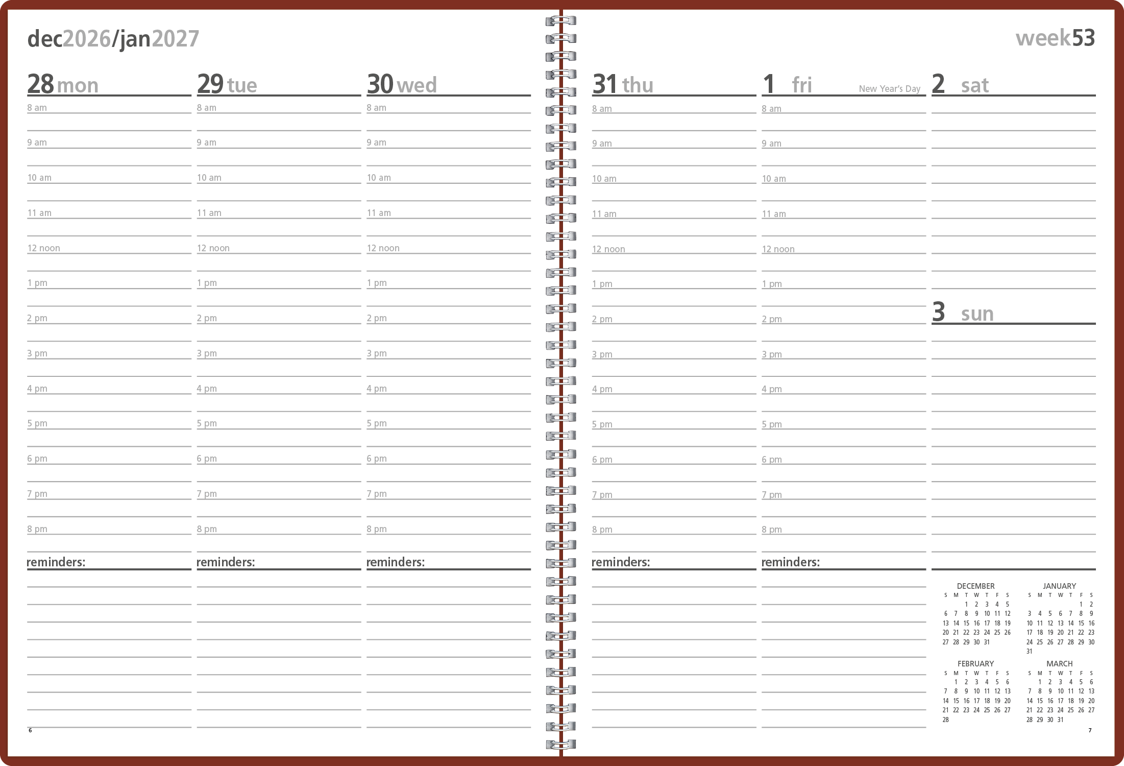 Triumph® Calendars Monthly & Weekly Planner 116