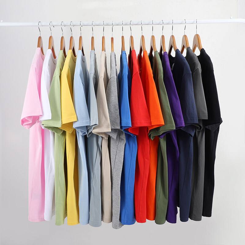 Crew neck 5.3oz 180GSM 100% Cotton T-shirts 2