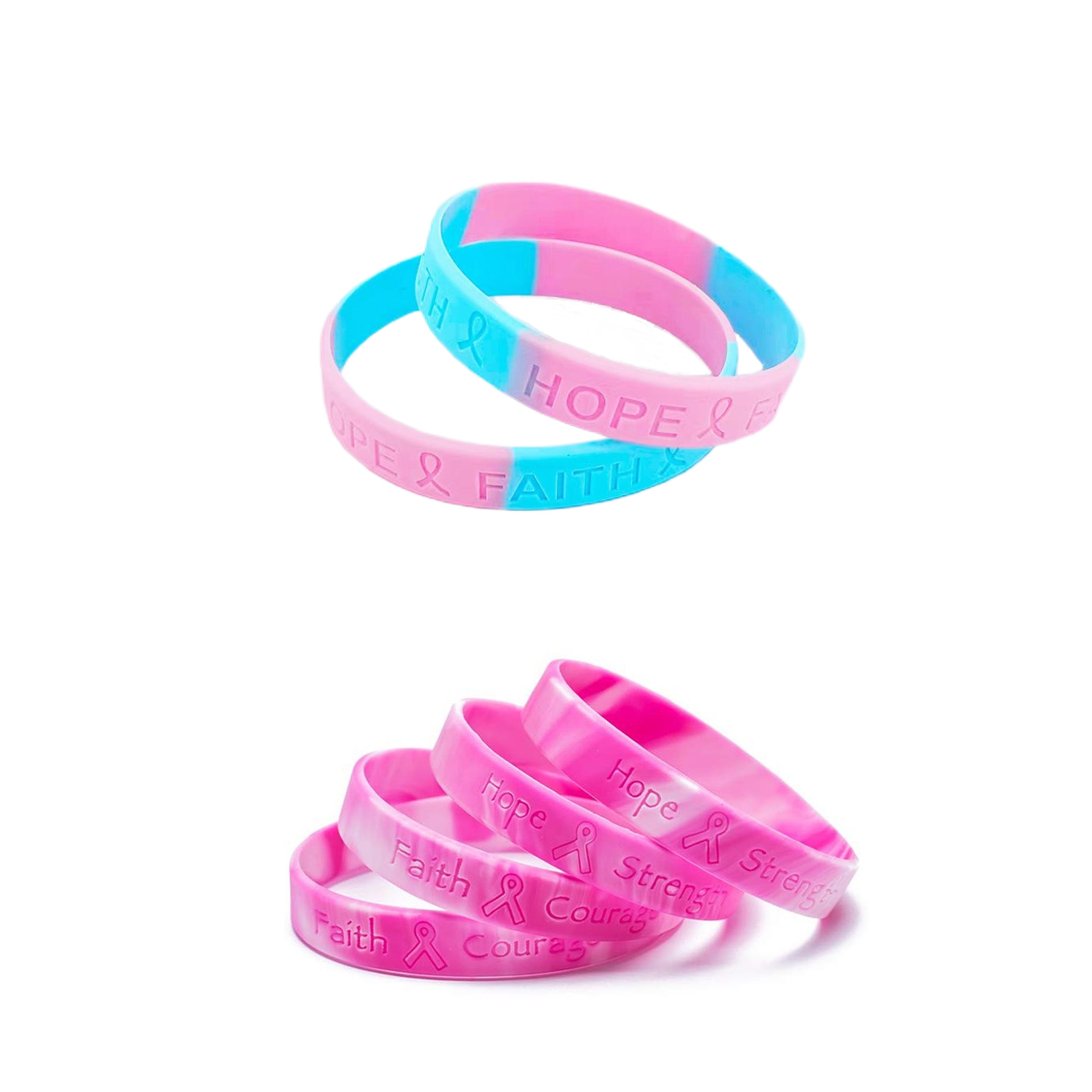 Hope Faith Silicone Wristband (direct import) 3