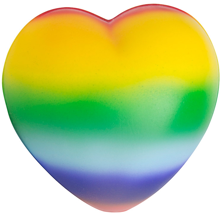 Rainbow Heart Stress Reliever 3