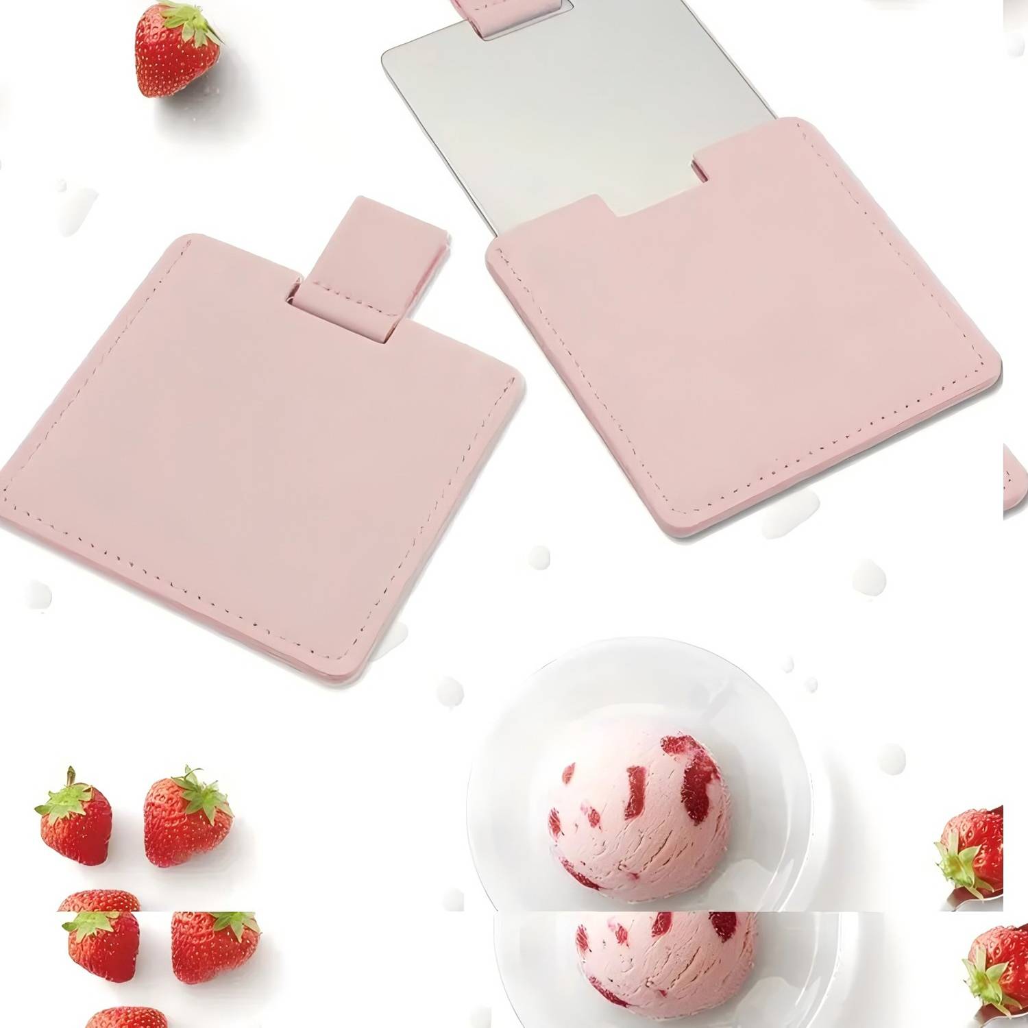Stainless Steel Card Mirror - Portable & Frameless 5