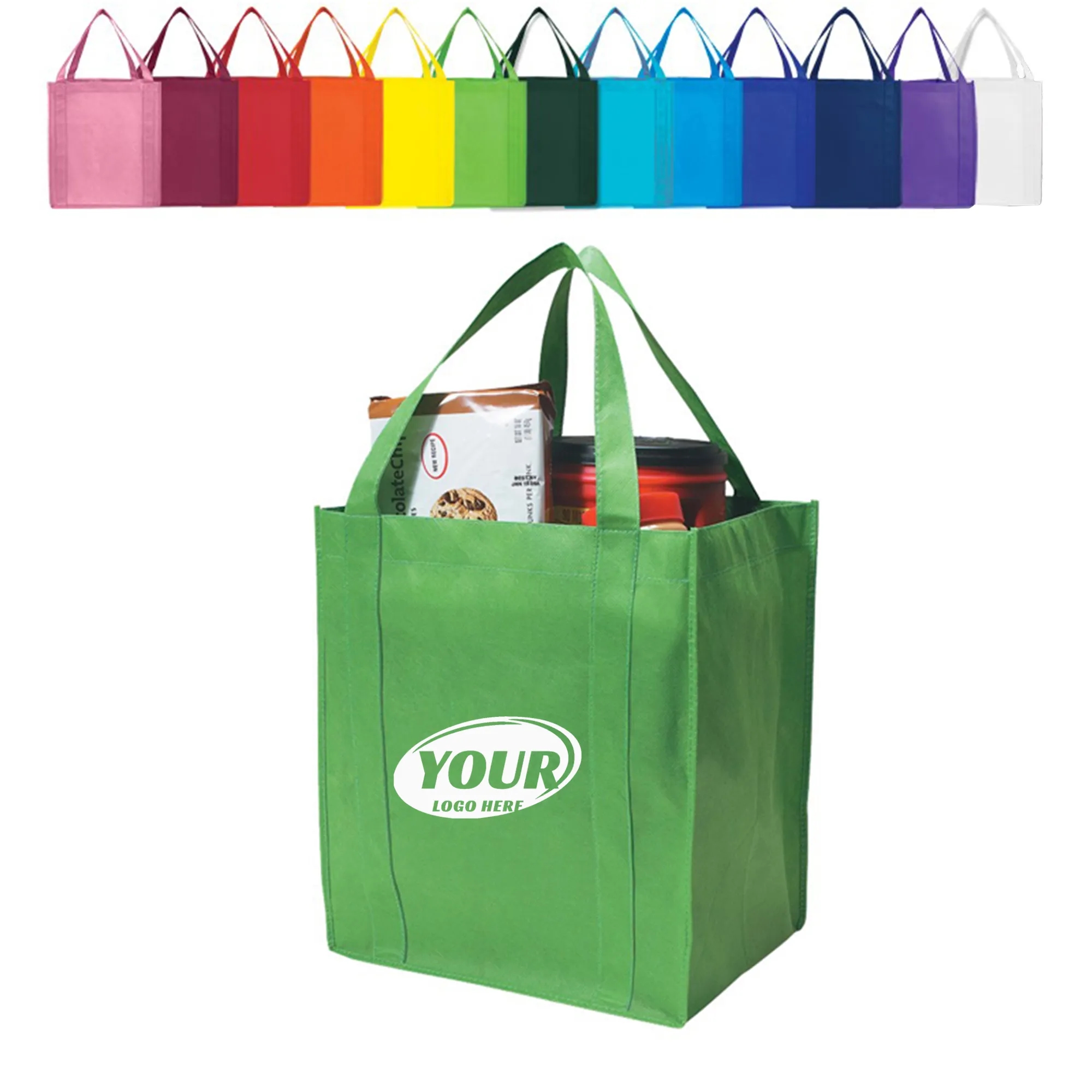 Non-Woven Super Mega Grocery Shopping Tote Bag 1