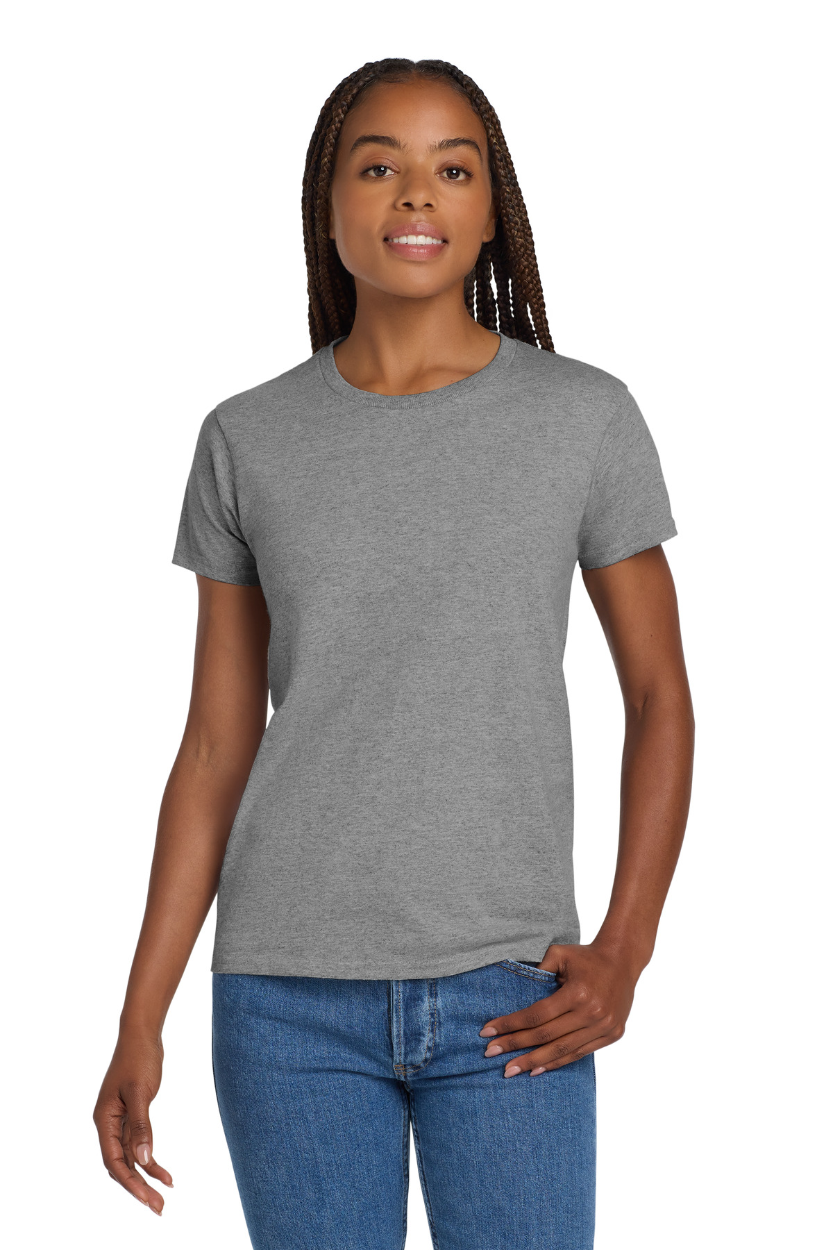 Gildan Women's Ultra Cotton 100% US Cotton T-Shirt. 2000L 54