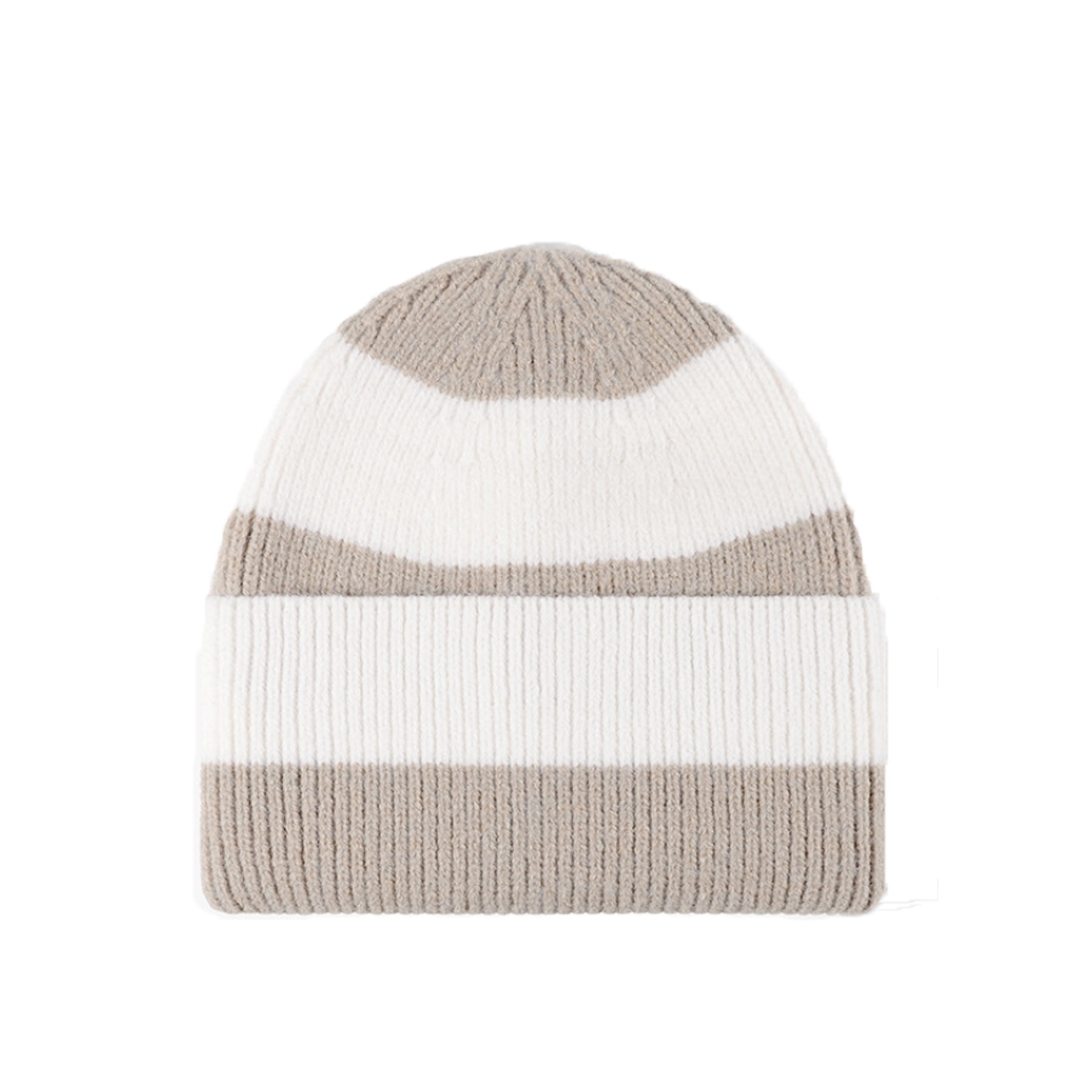 Warm Striped Knitted Beanie 4