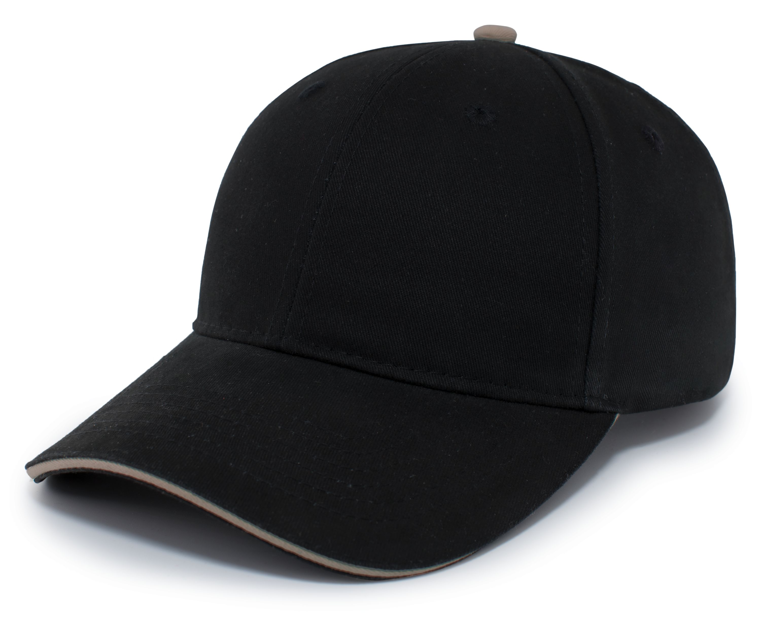 Brushed Twill Cap With Sandwich Bill 4