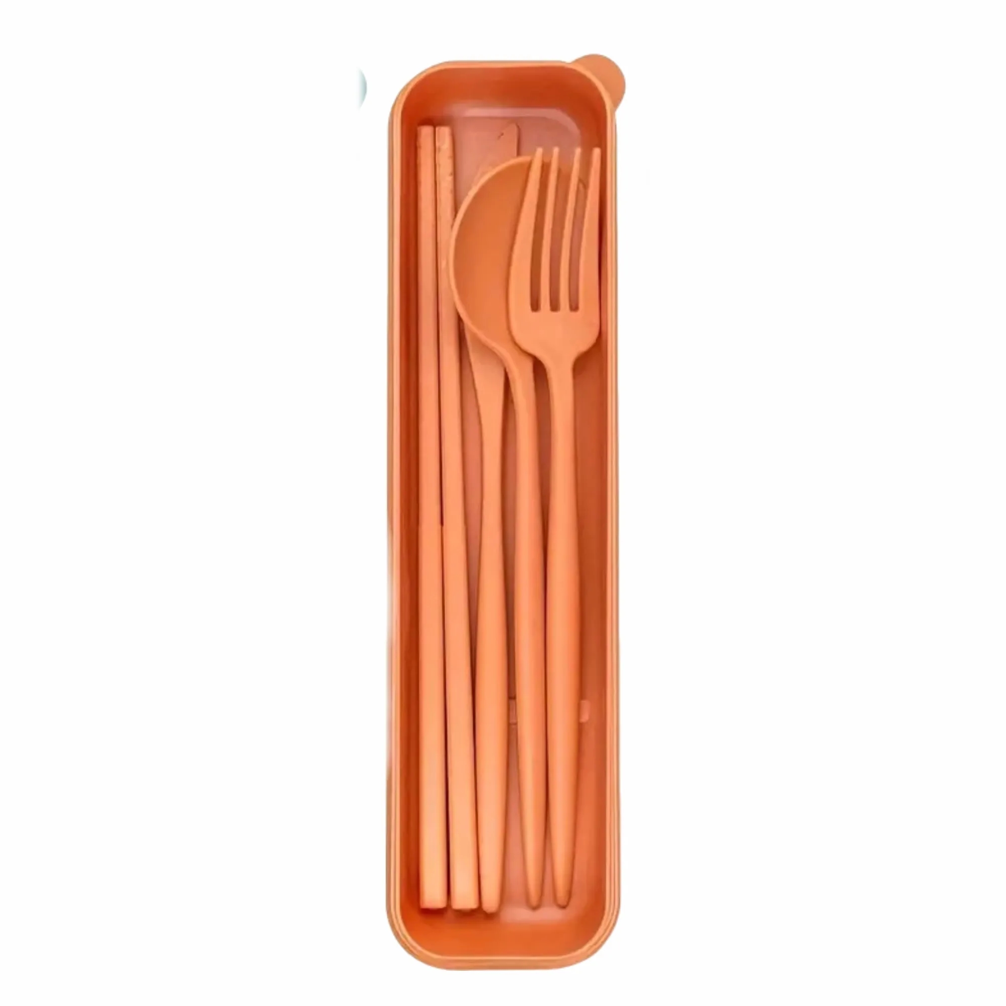 Wheat 4-Piece Cutlery: Knife Fork Spoon Chopsticks 2