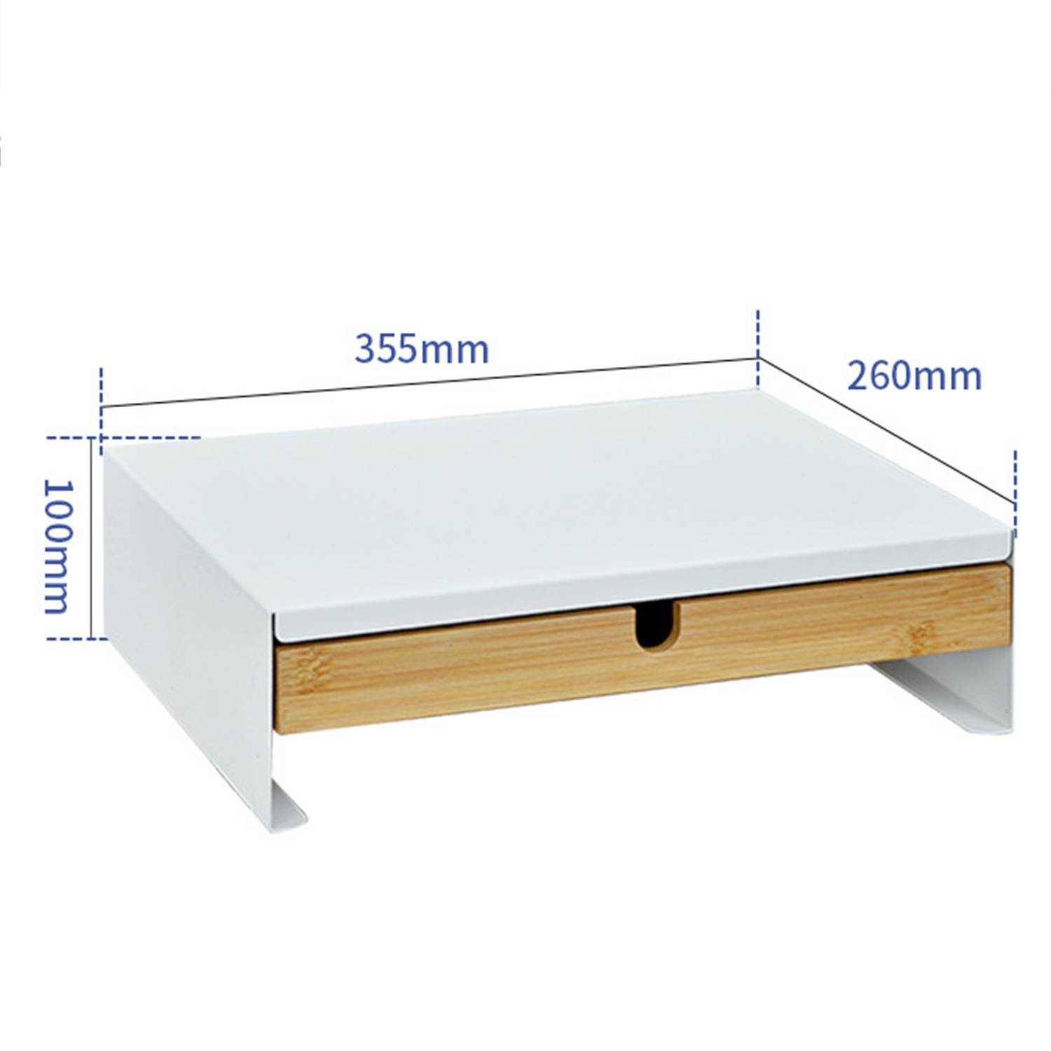 Ergonomic Monitor Stand Riser w/ Drawer 7