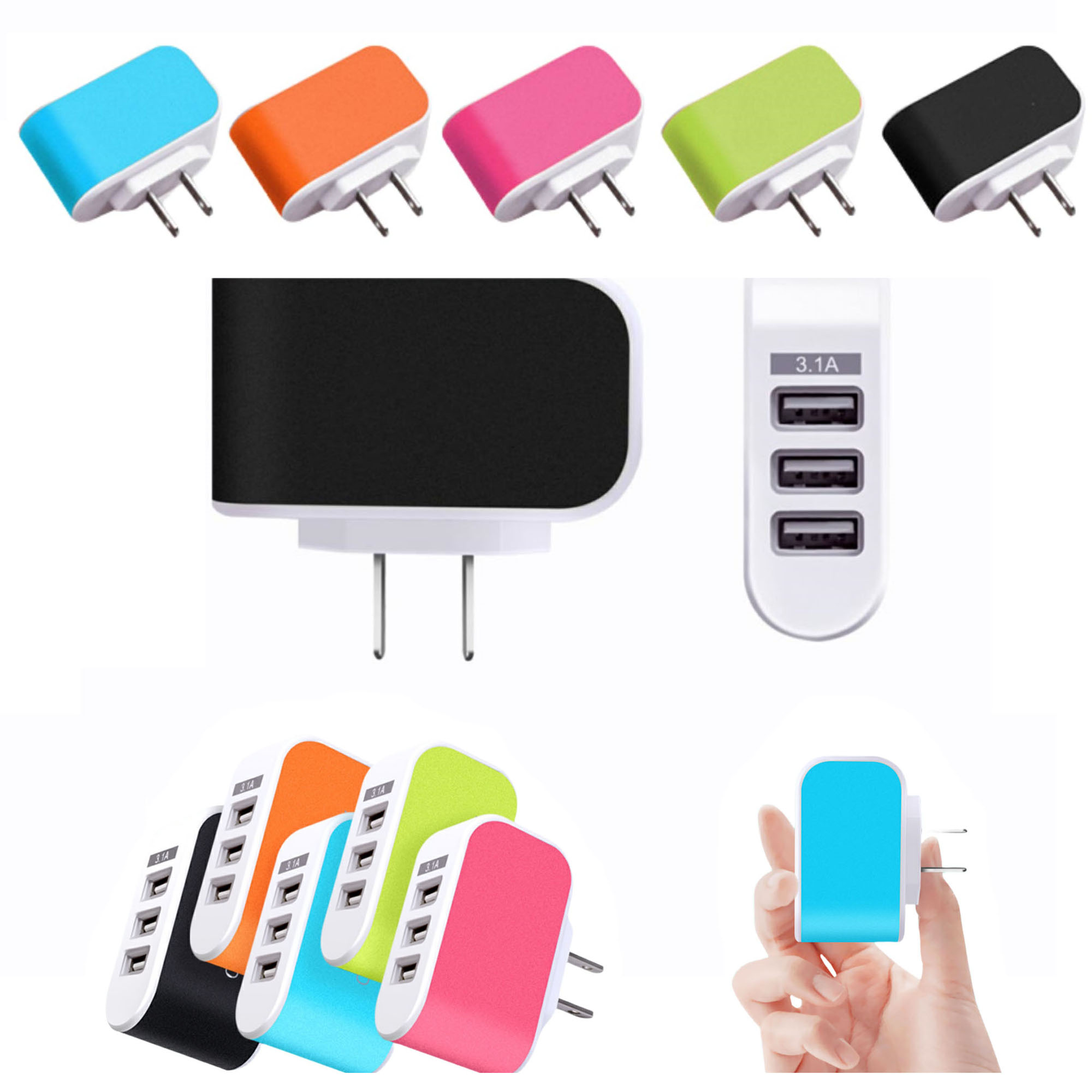 3 USB Port Car Charger 2